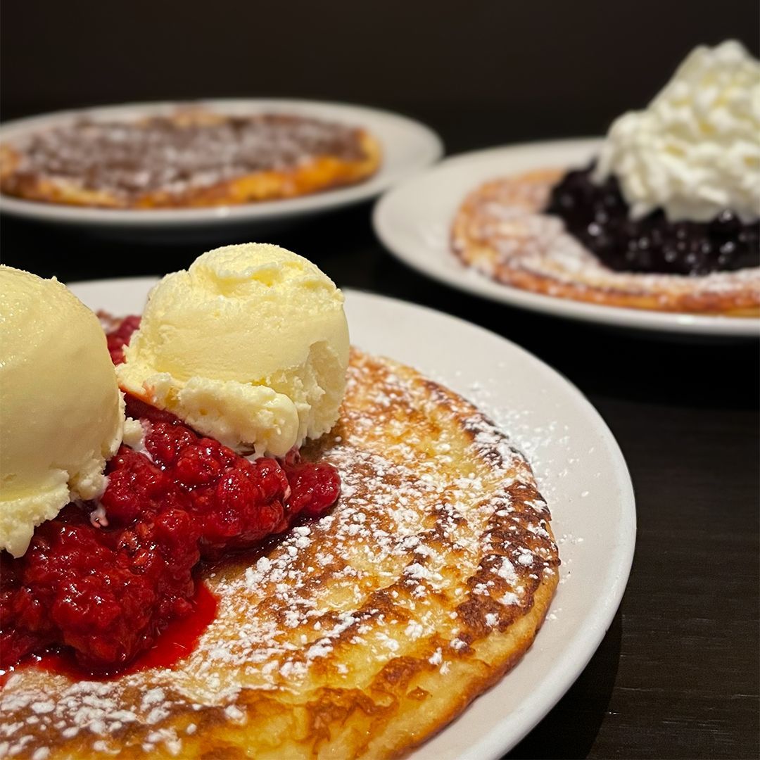 Bild eine Auswahl an süßen Pancakes
