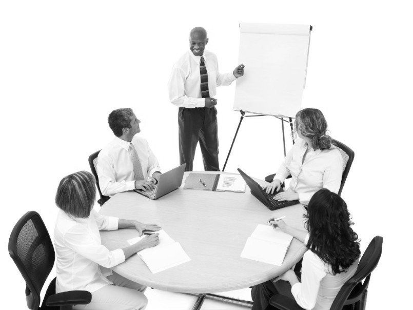 Link zu Projektmanagement Foto zu Projektmanagement - Teambesprechung