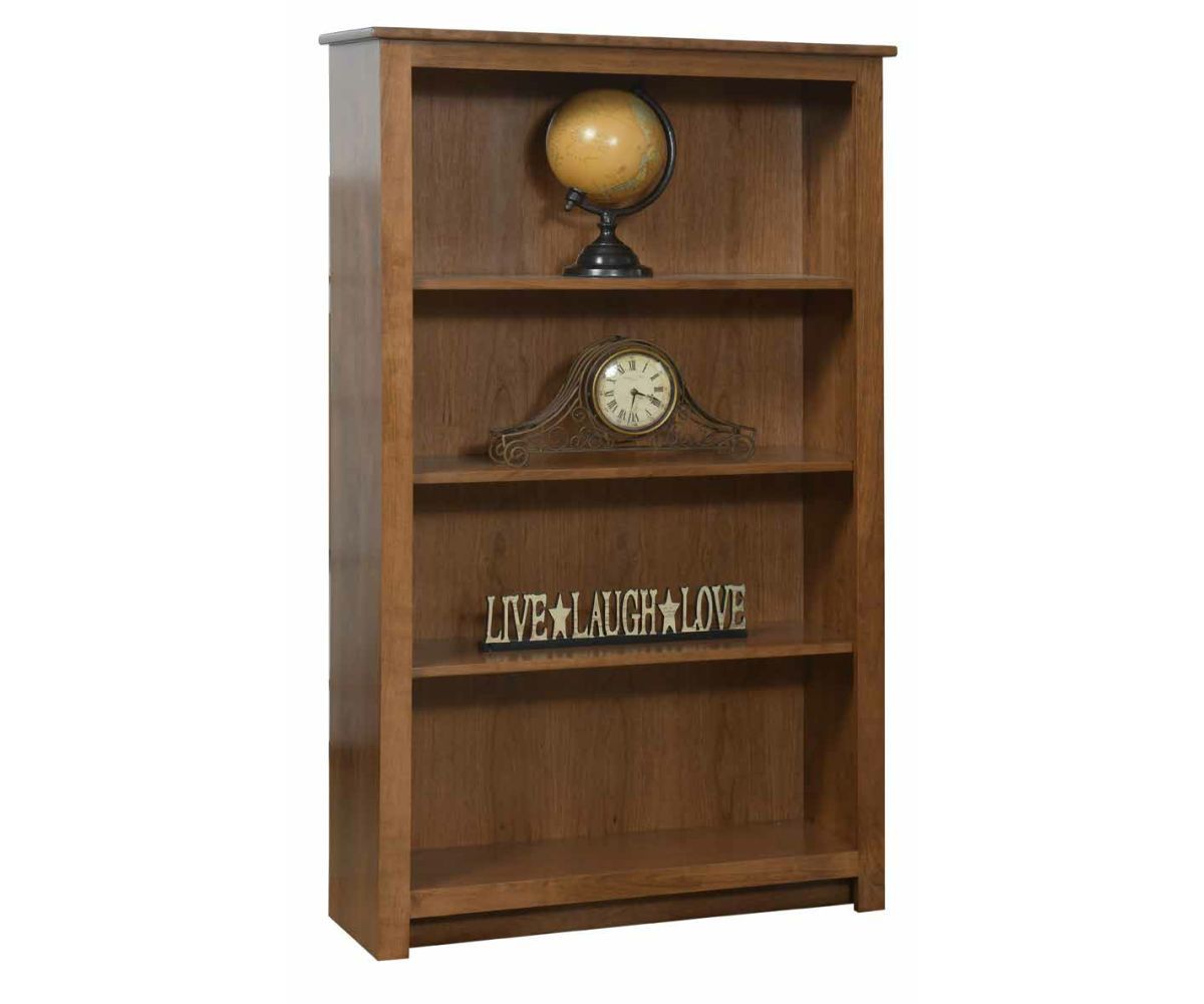 quick ship bookcase amish furniture solid wood bookcase