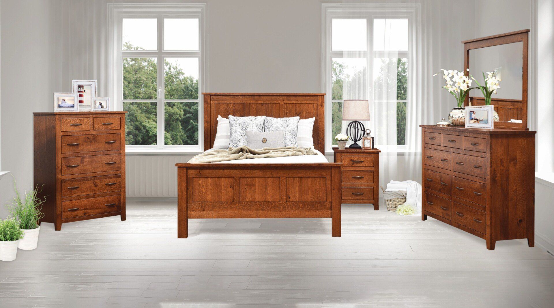 bloomfield bedroom set quick ship express amish furniture Bloomfield Bedroom collection amish bedroom furniture quick ship