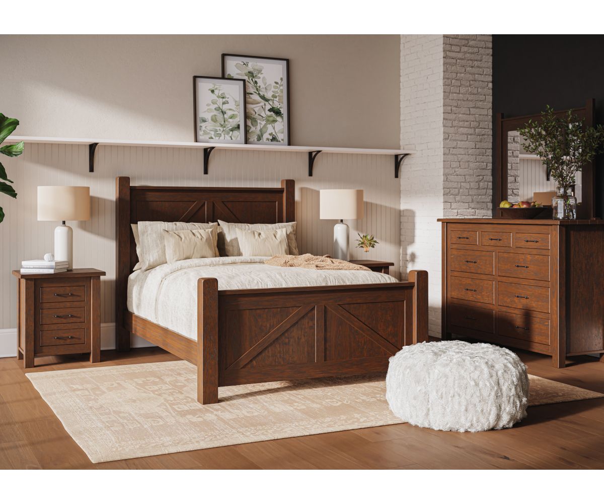 early american bedroom set quick ship amish furniture