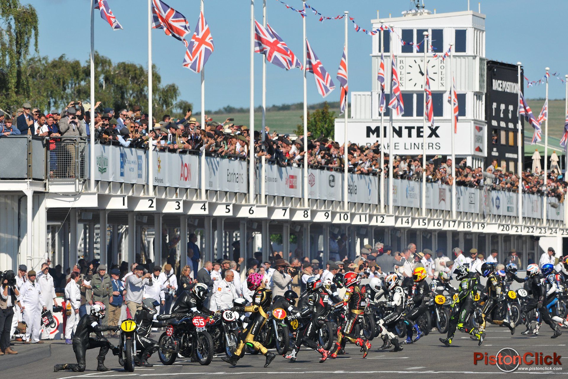 Goodwood pit lane