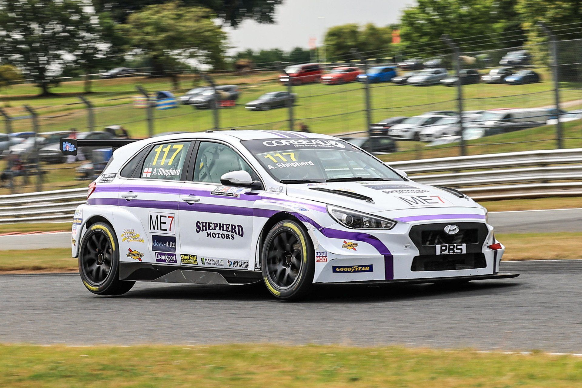 Adam Shepherd in the Hyundai i30 N TCR