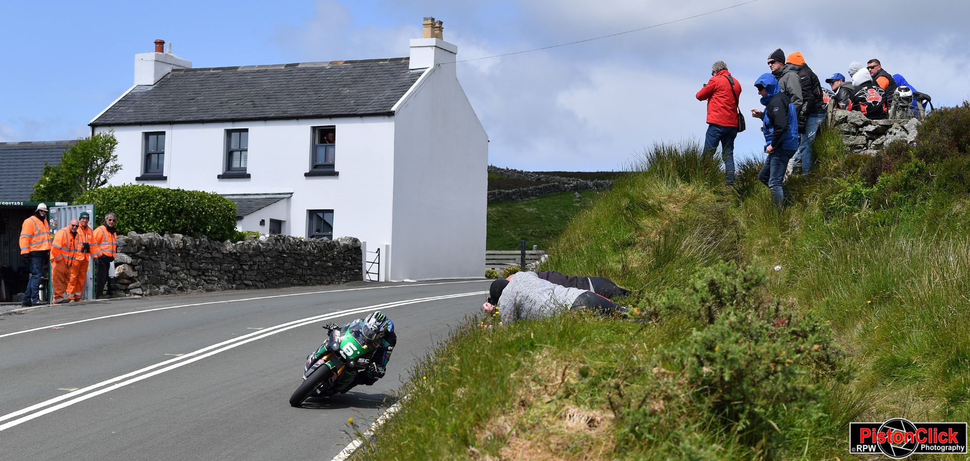 Michael Dunlop wining the super twin race for his 27th IoM TT victory