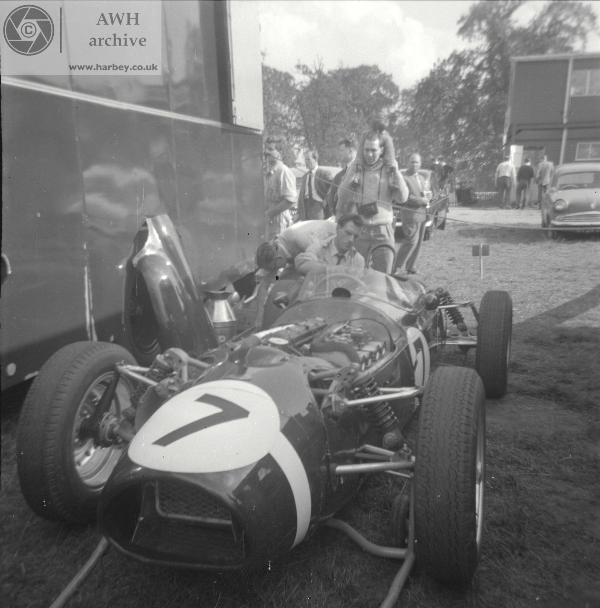 Stirling Moss in the Ferguson run by Rob Walker Racing