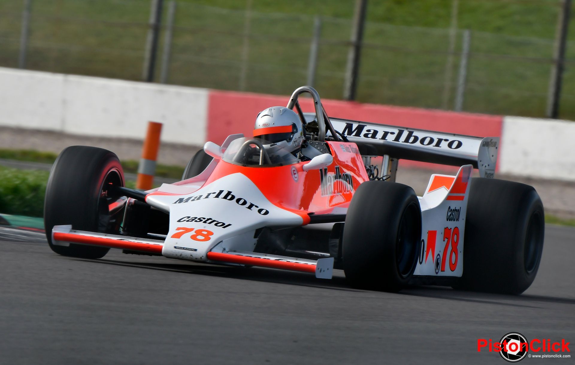 F1 classic race car historic masters racing test day