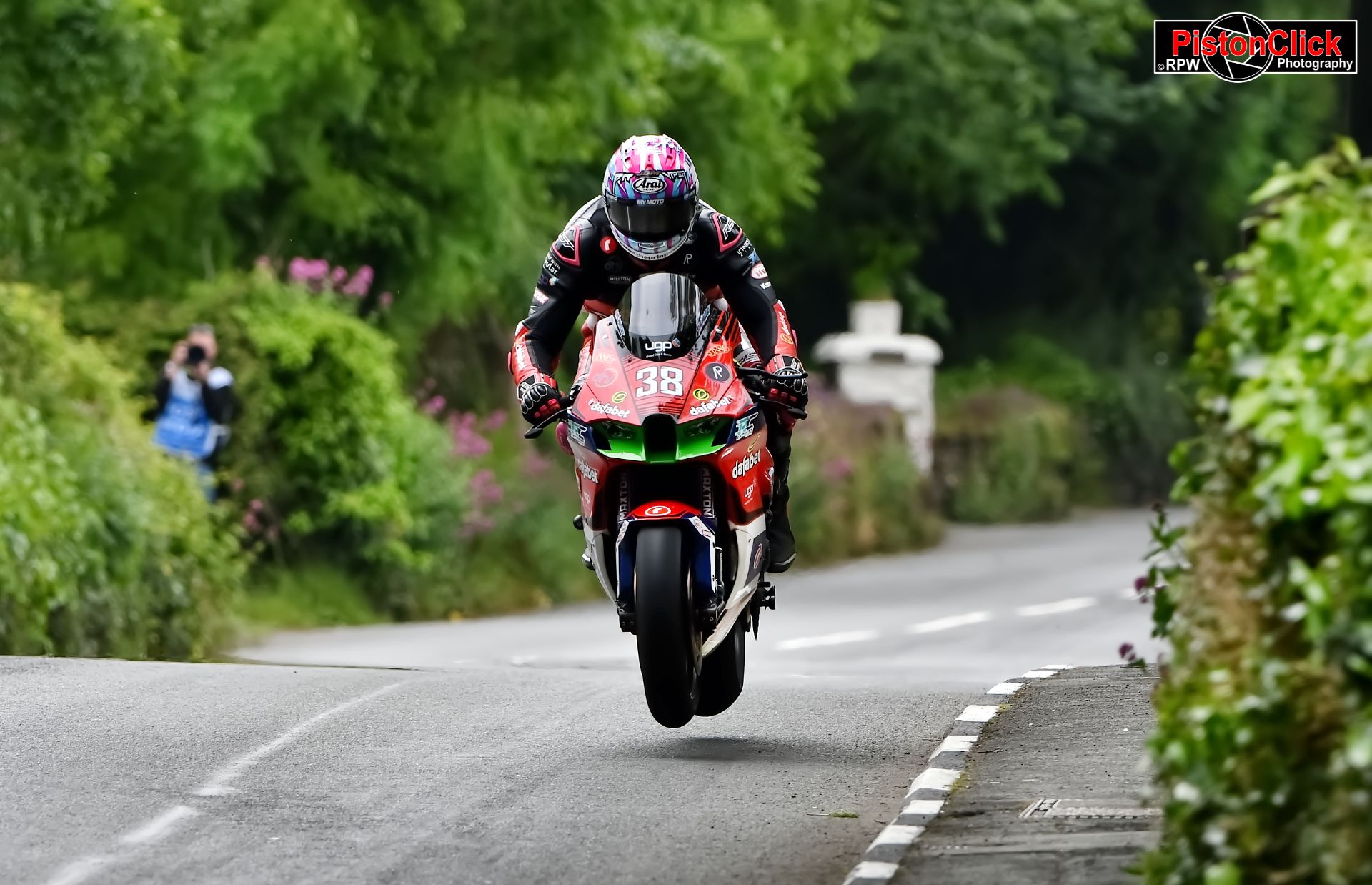 Matt Stevenson on the Dafabet Racing Superstock Kawasaki at the IoM TT 2024