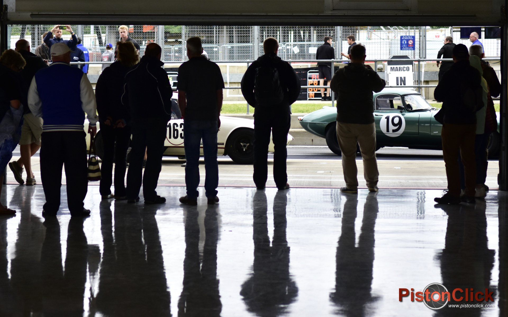 Silverstone international pits