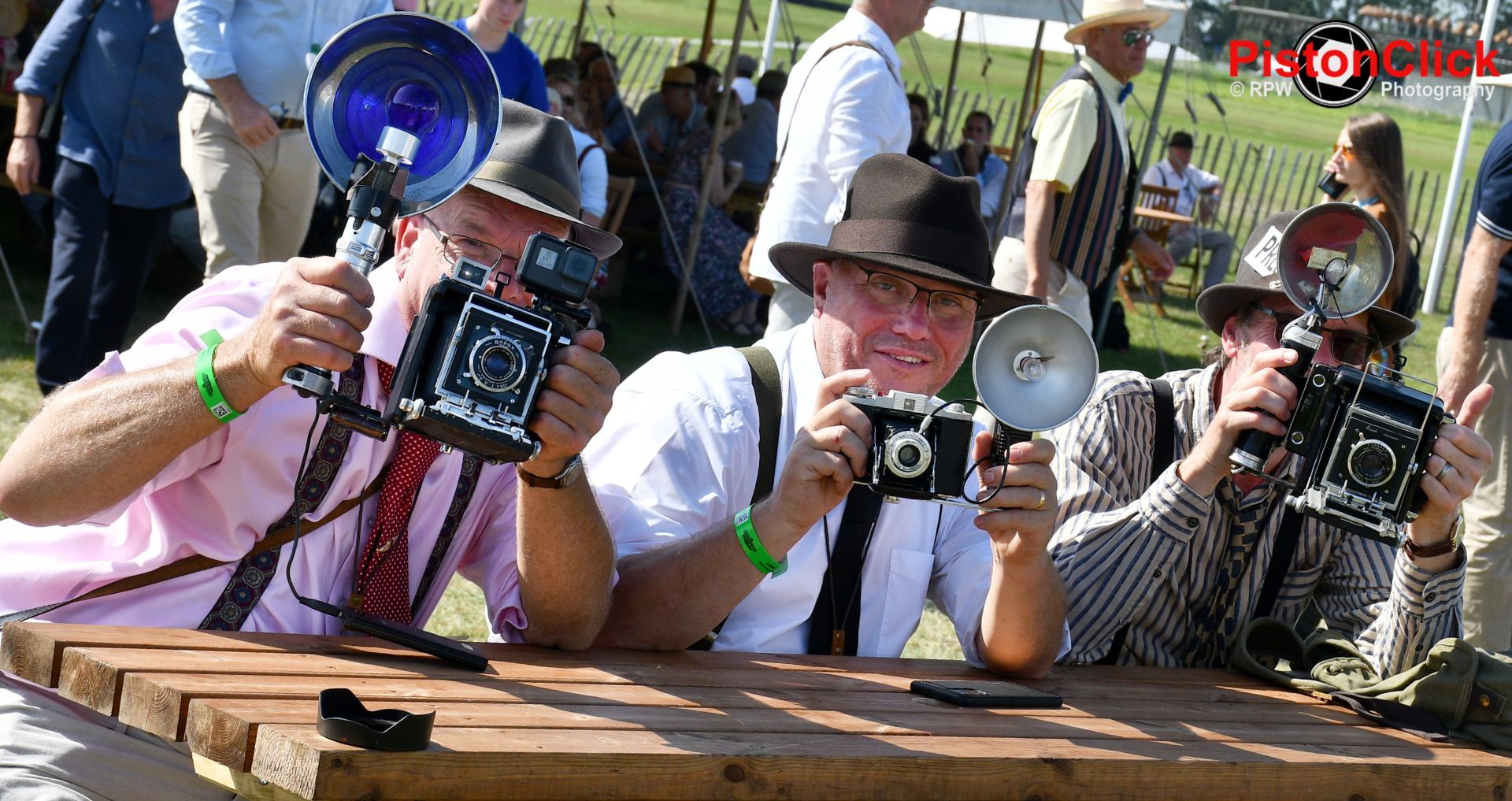 Taking photos at Goodwood