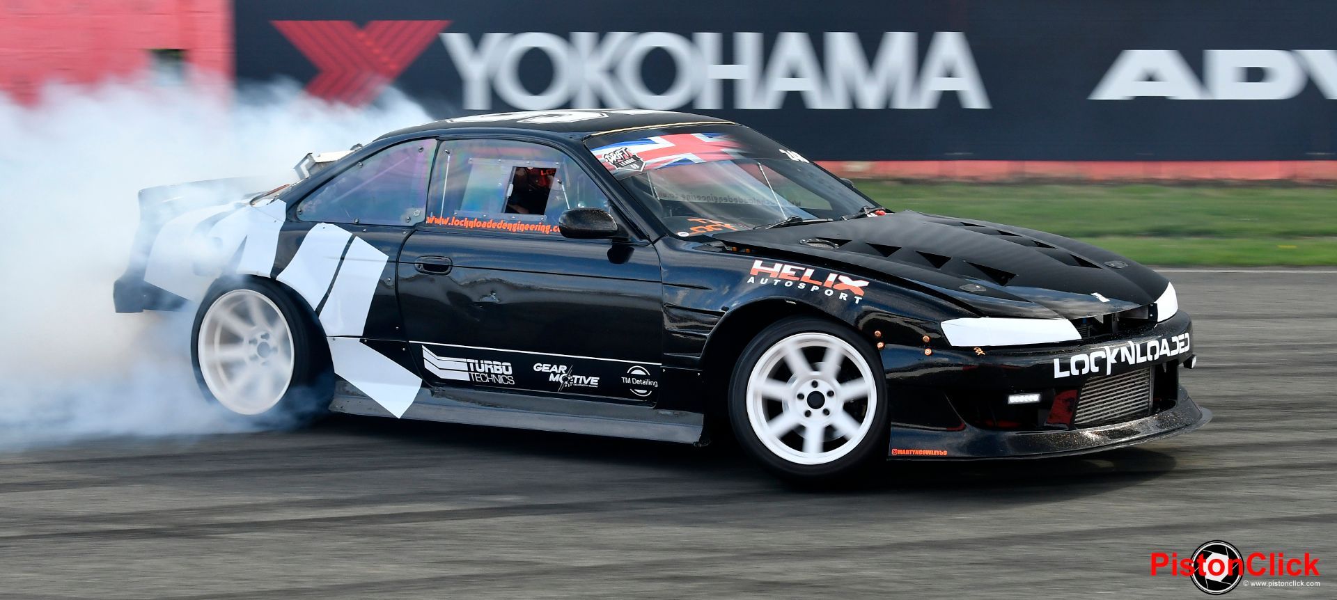 Drifting at the Silverstone Festival