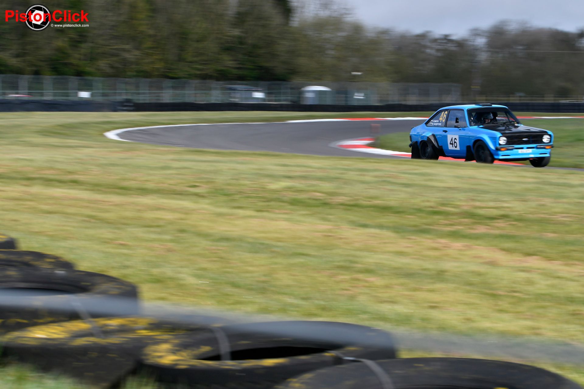 Ford Escort Mk2 rally car at the Alan Healy Memorial Rally Cadwell Park
