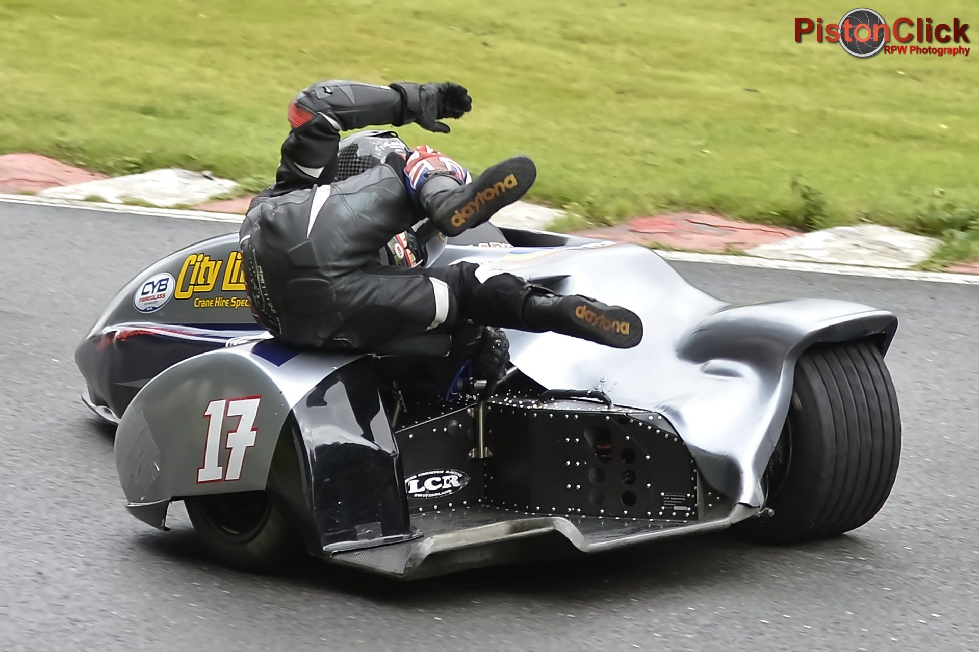 Clarke and Ensor Sidecar Revival Cadwell Park