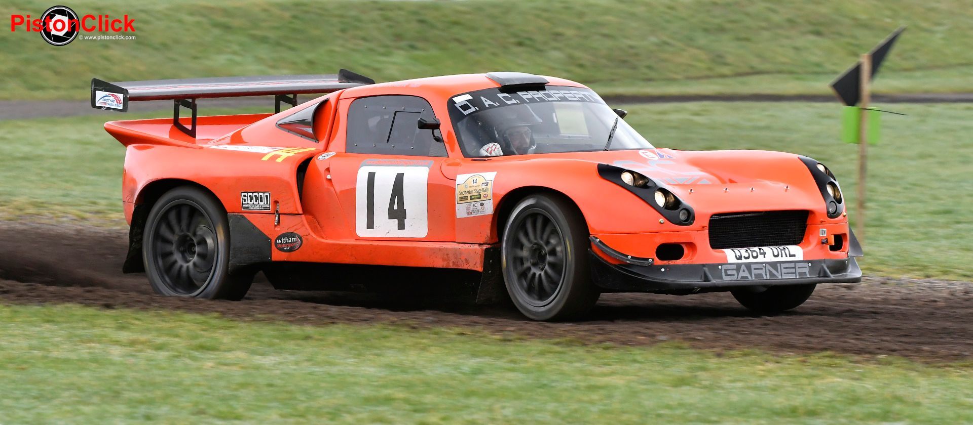 Darrian T90 GTR off road at the Snetterton Stage Rally