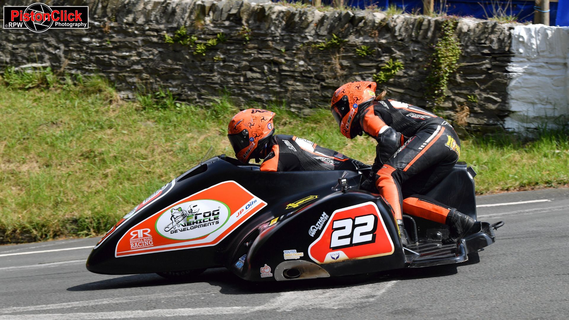 Michael Russell and Vicky Cooke sidecar race 2 Isle of Man TT 2024