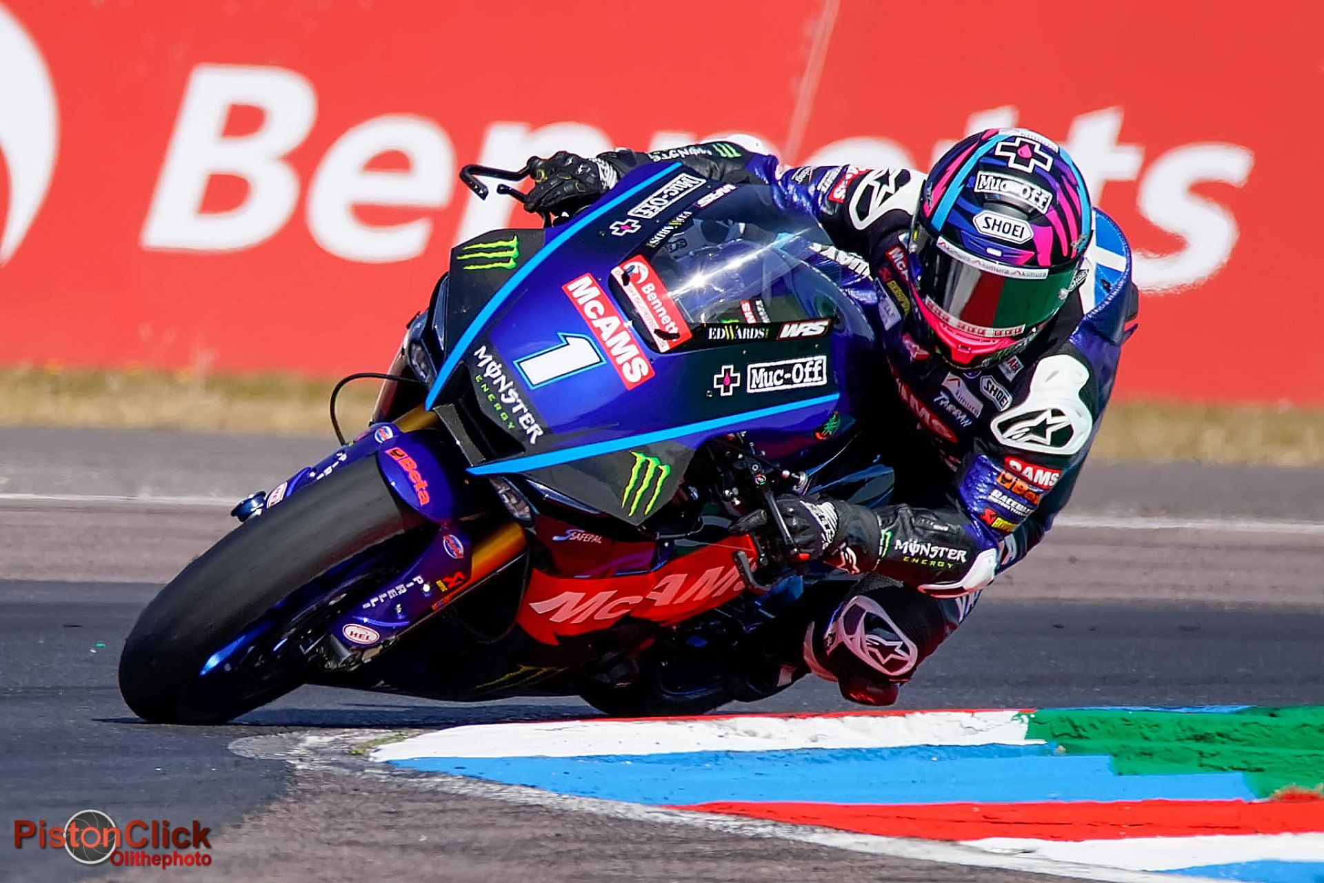 Taz Mackenzie at the British Super Bikes Round 6 Thruxton