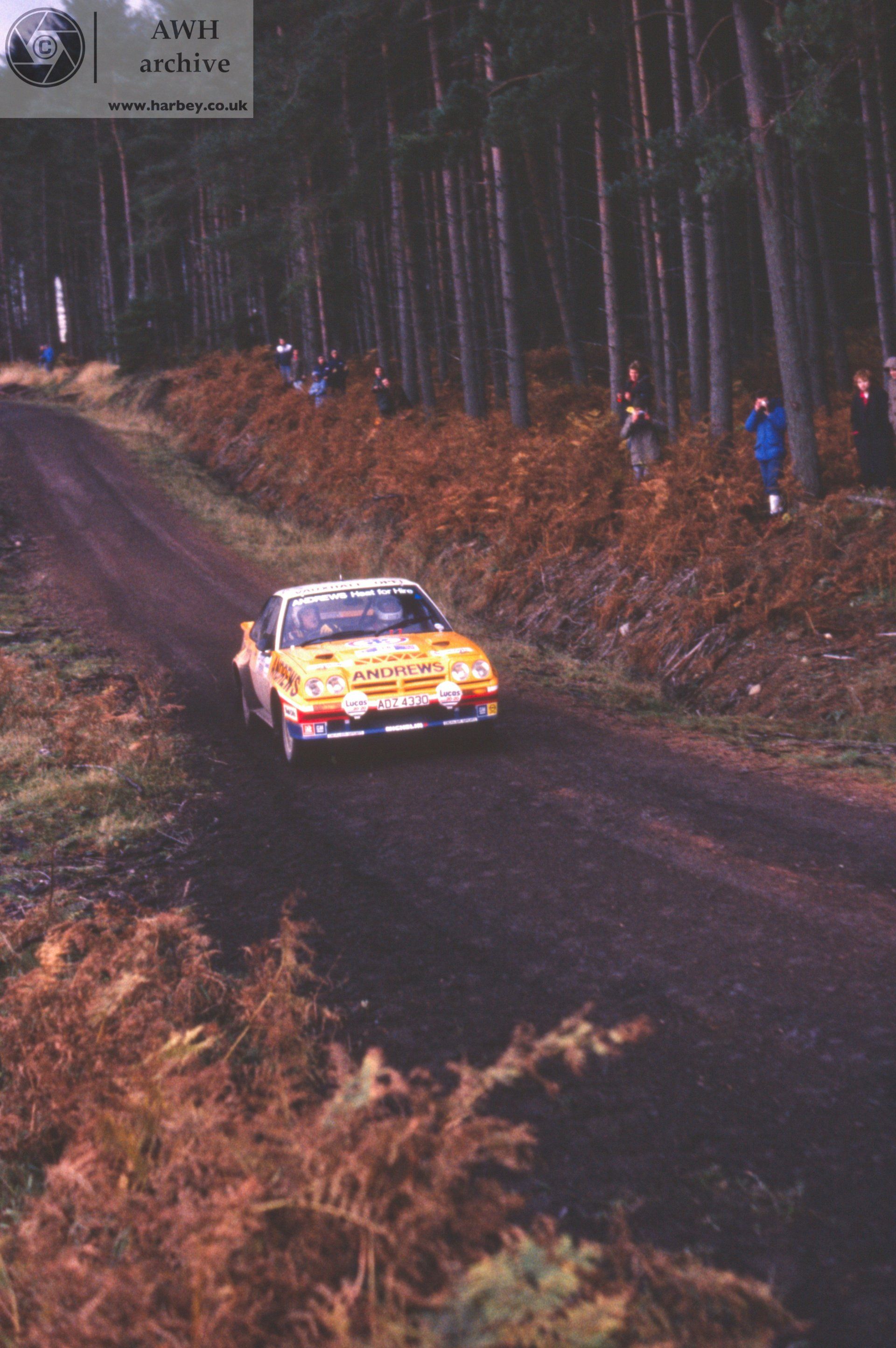 1986 RAC Rally Manta