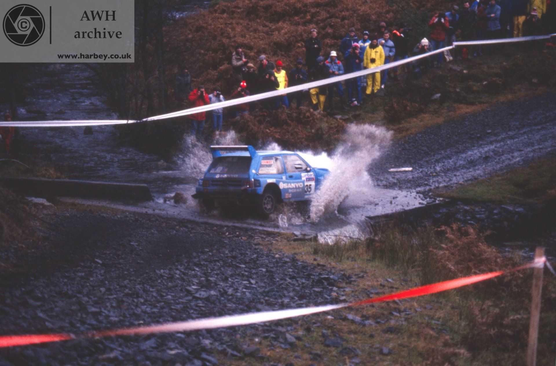 1986 RAC Rally Rutherford Willie Harris Bryan