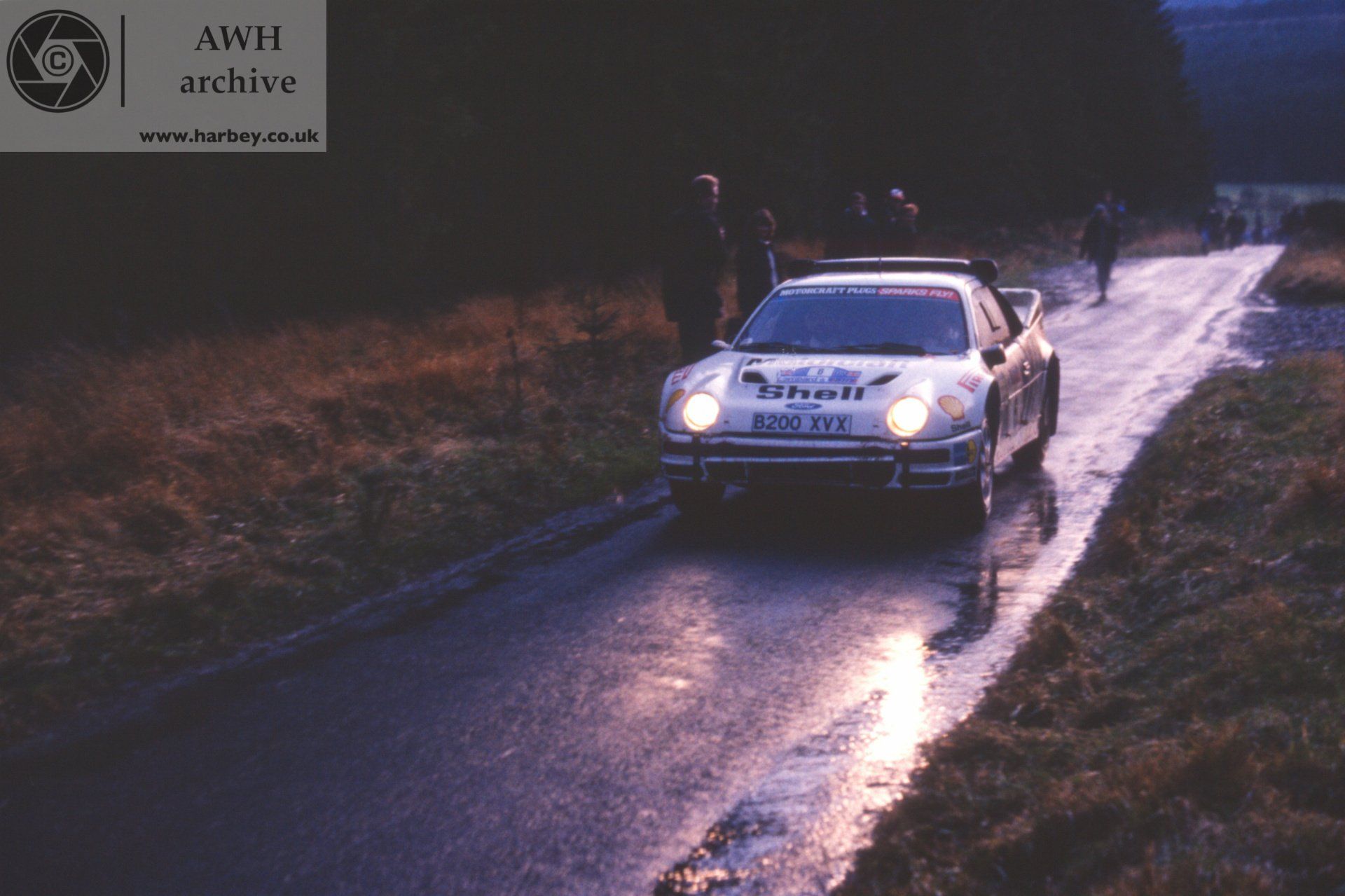 1986 RAC Rally RS200