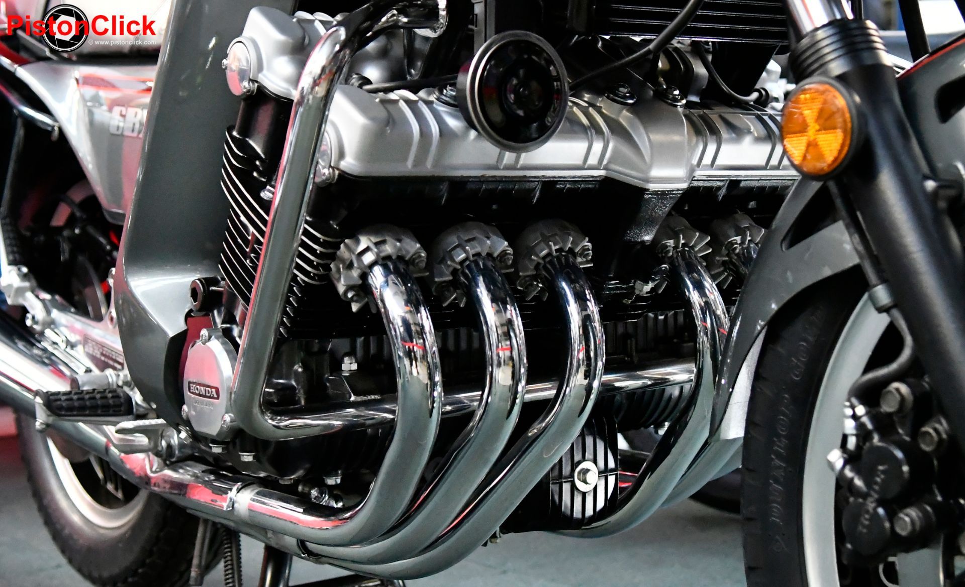 Honda CBX six cylinder engine
