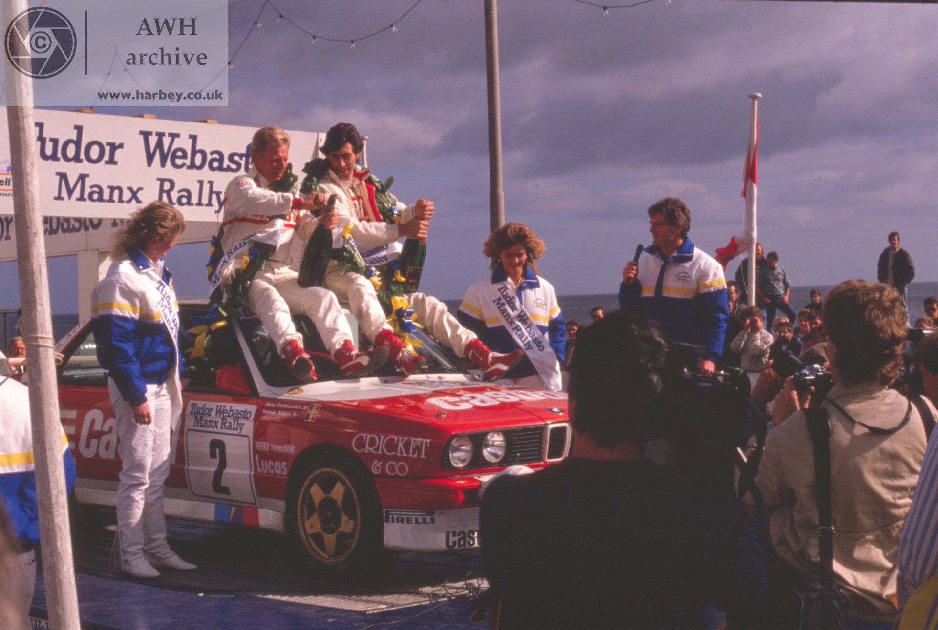 1988 Manx International Rally Patrick Snijers took the win in his glorious BMW M3