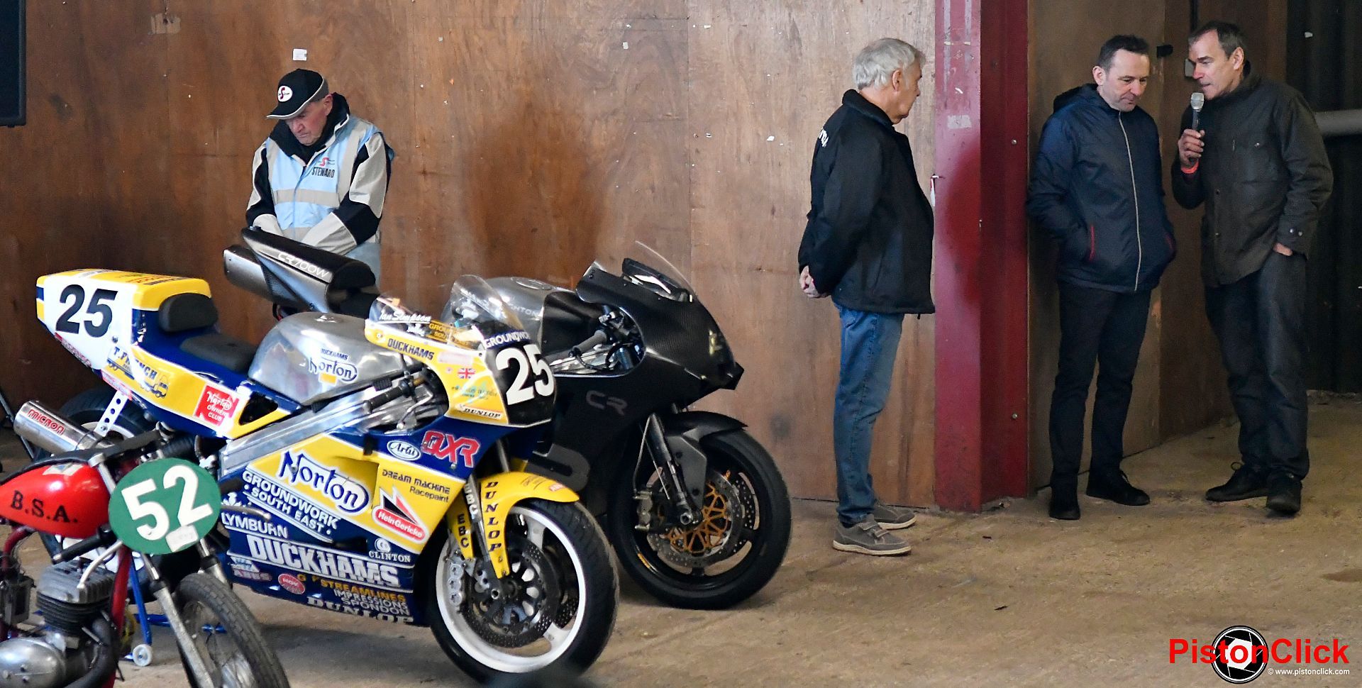 Trevor Nation and Brian Crighton Norton RCW588