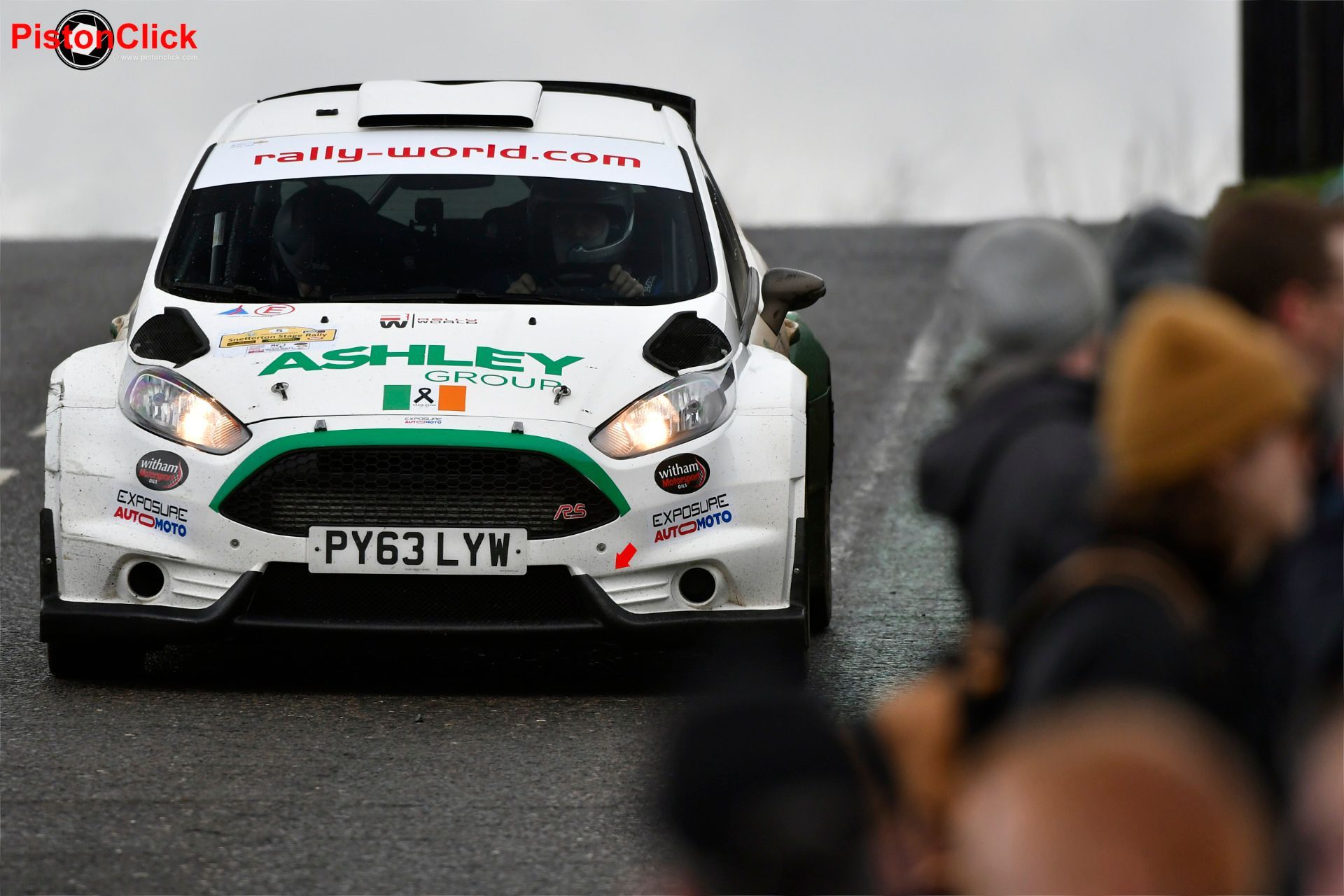 Fiesta R5 rally car Snetterton