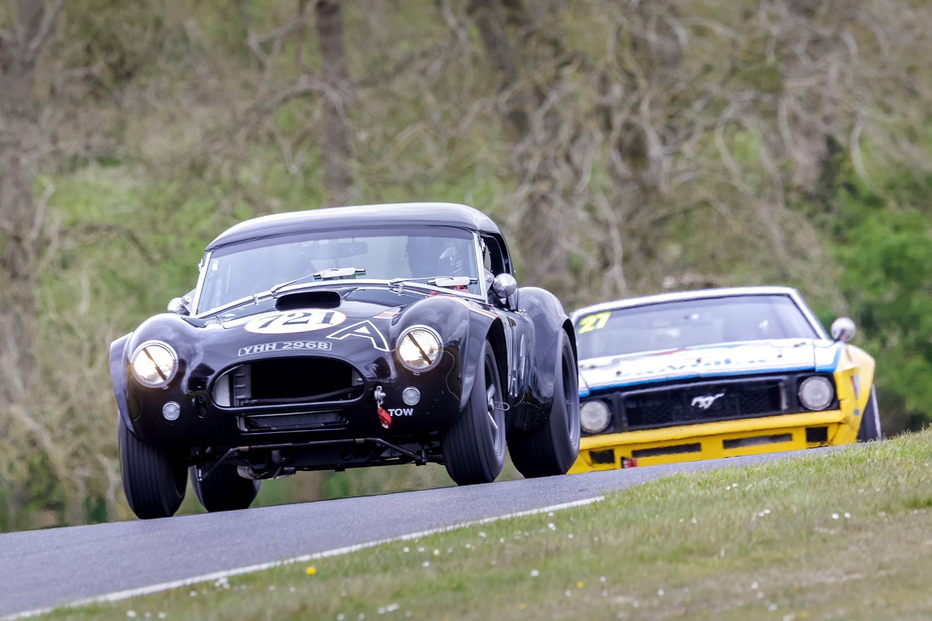 Brian Caldwell and Martin Reynolds, P1 and P2 in the Libra Plus race at Cadwell Park.