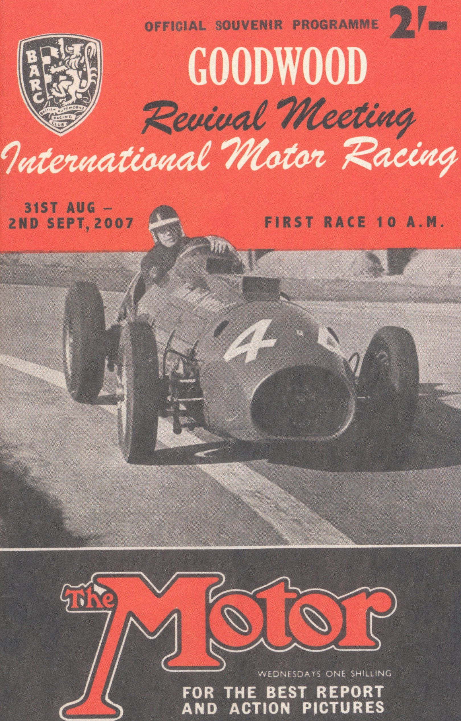 The Goodwood Revival Program