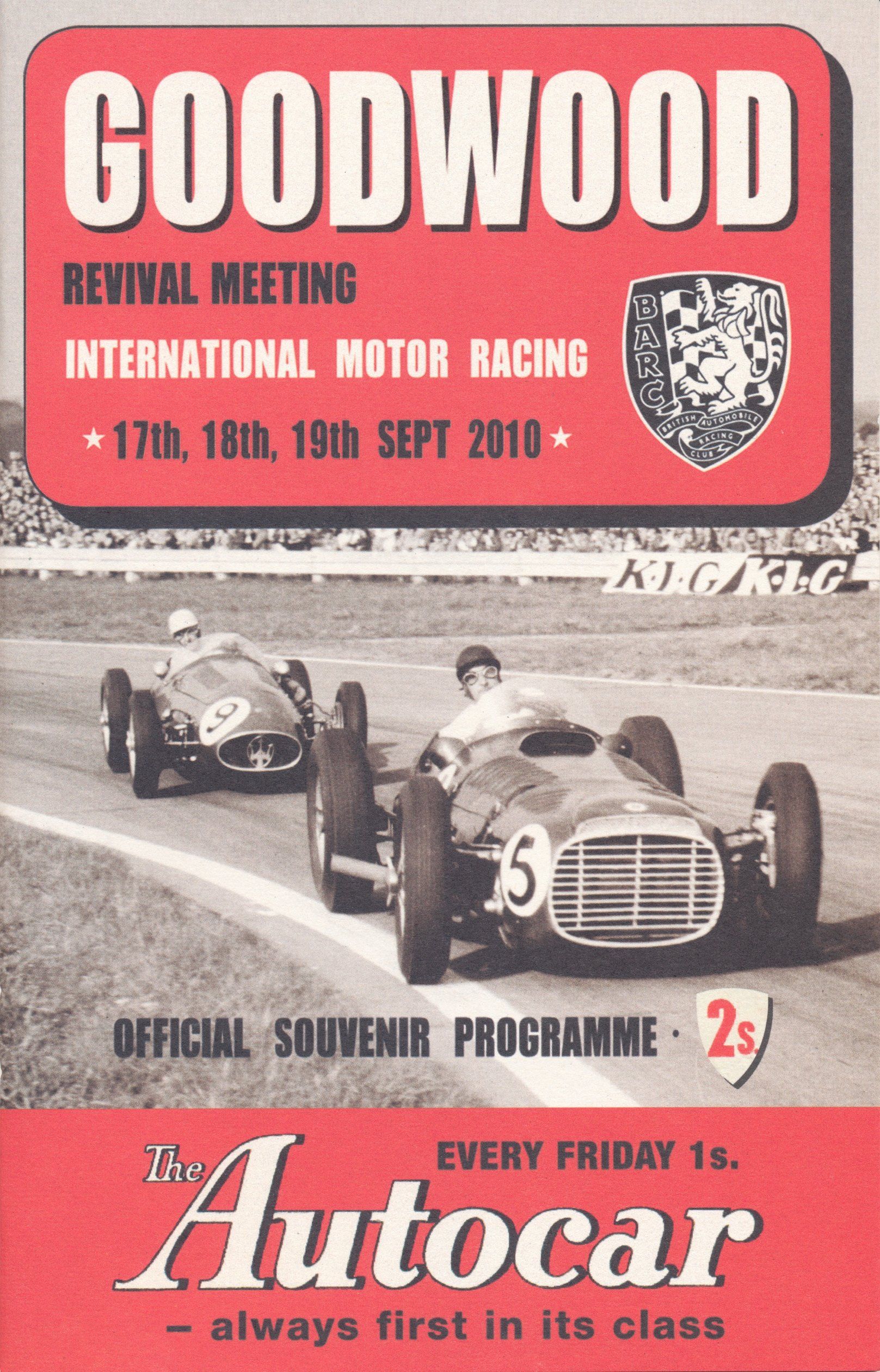The Goodwood Revival Program