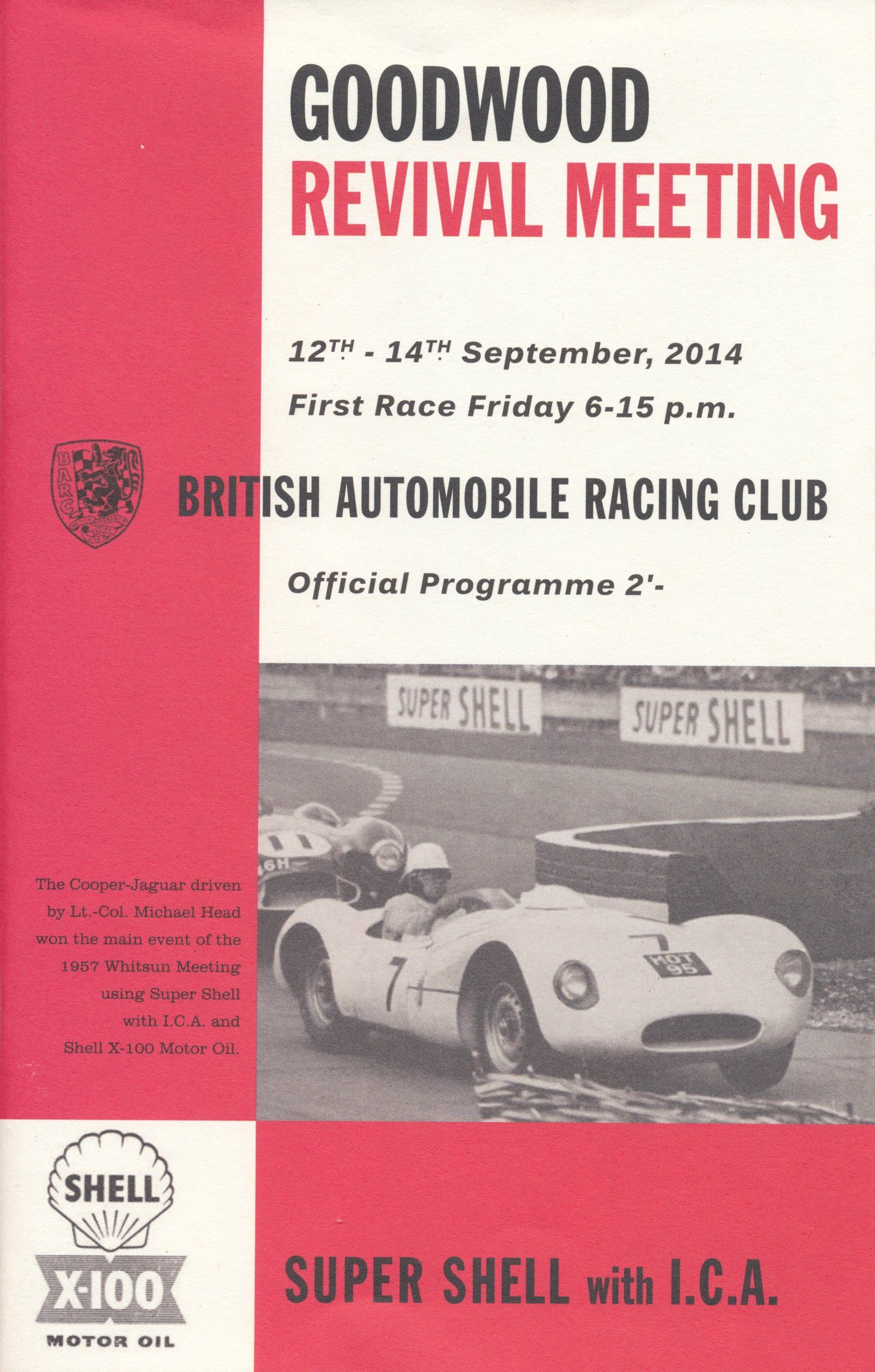 The Goodwood Revival Program