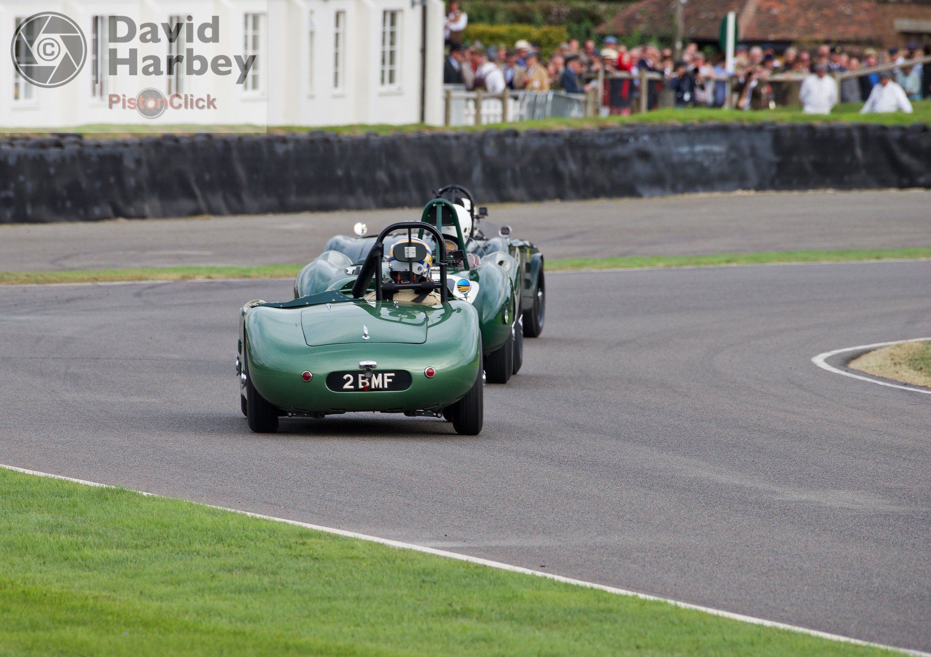 Richard Woolmer in the HWM Cadillac