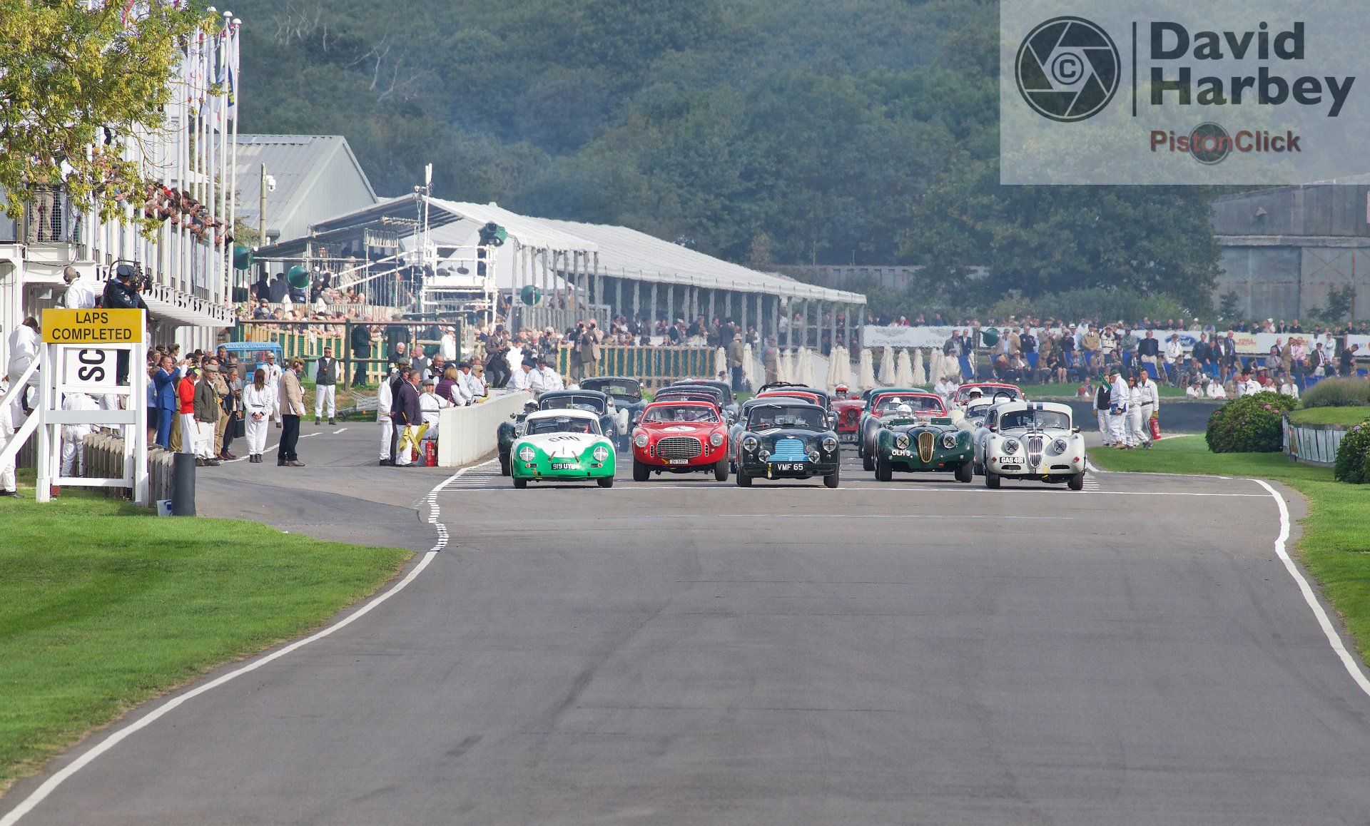 Sam Tordoff on pole in his Porsche 356