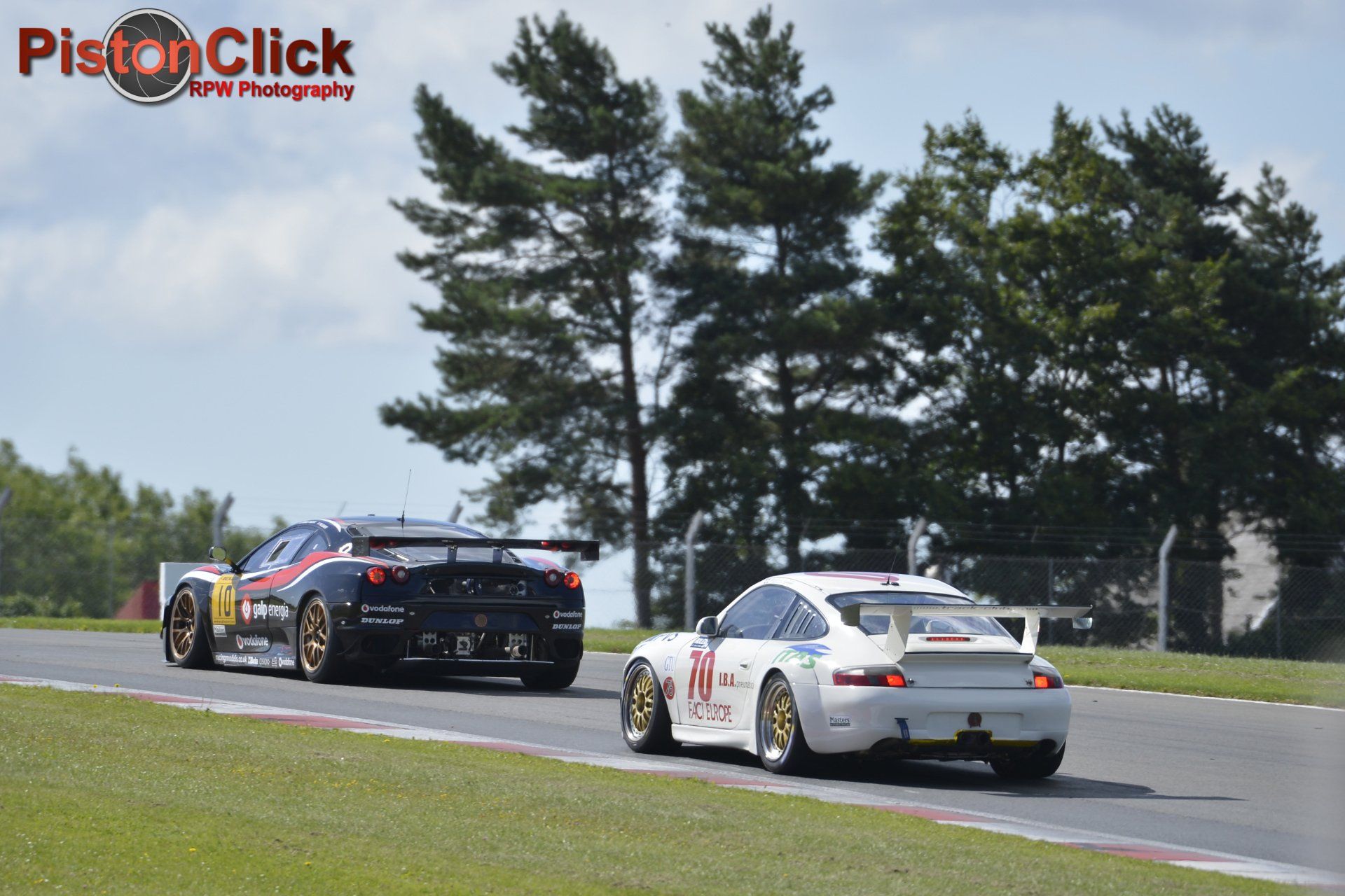 Taking photos at Donington Park