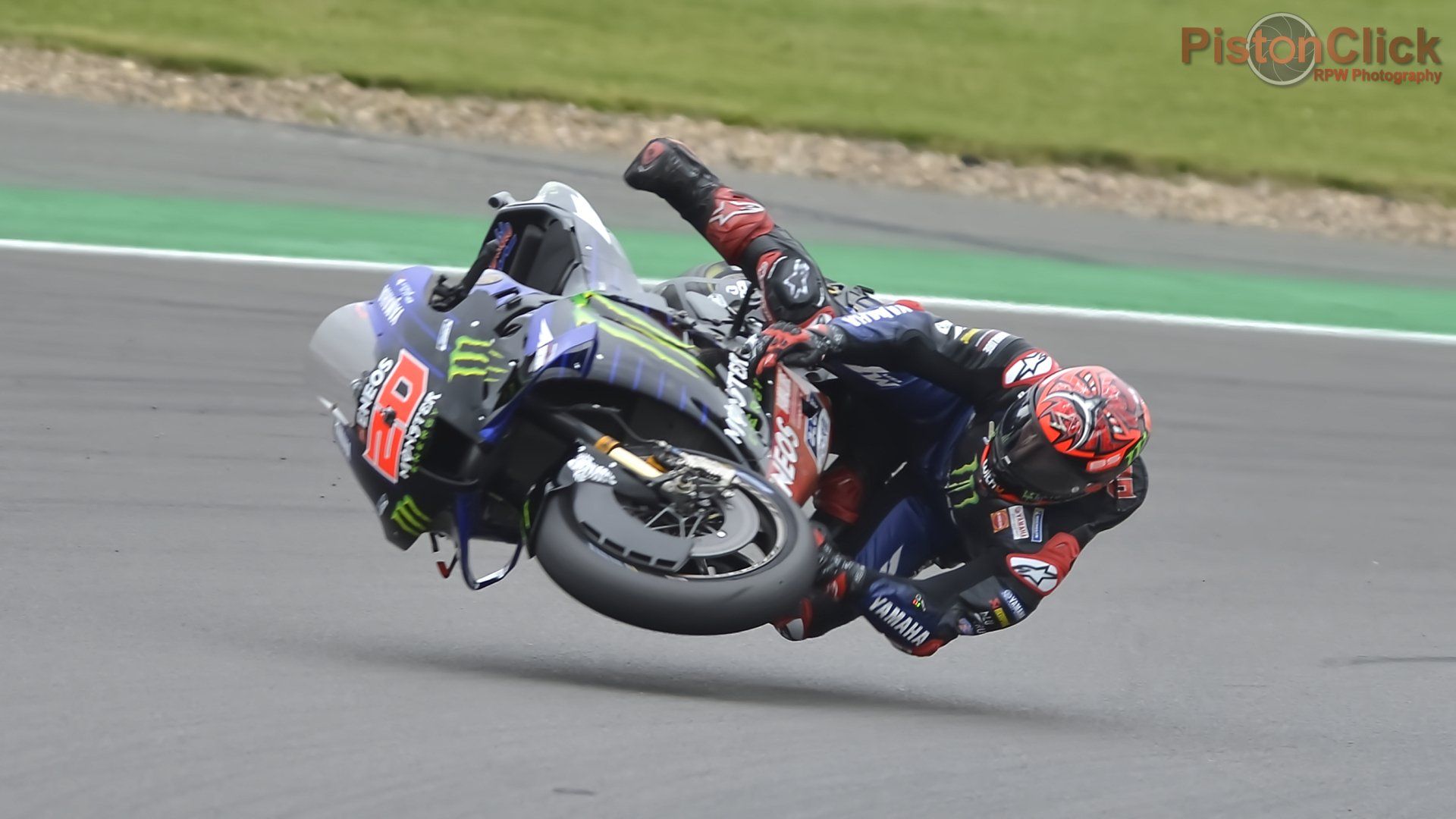 British MotoGP Fabio Quartaro crash