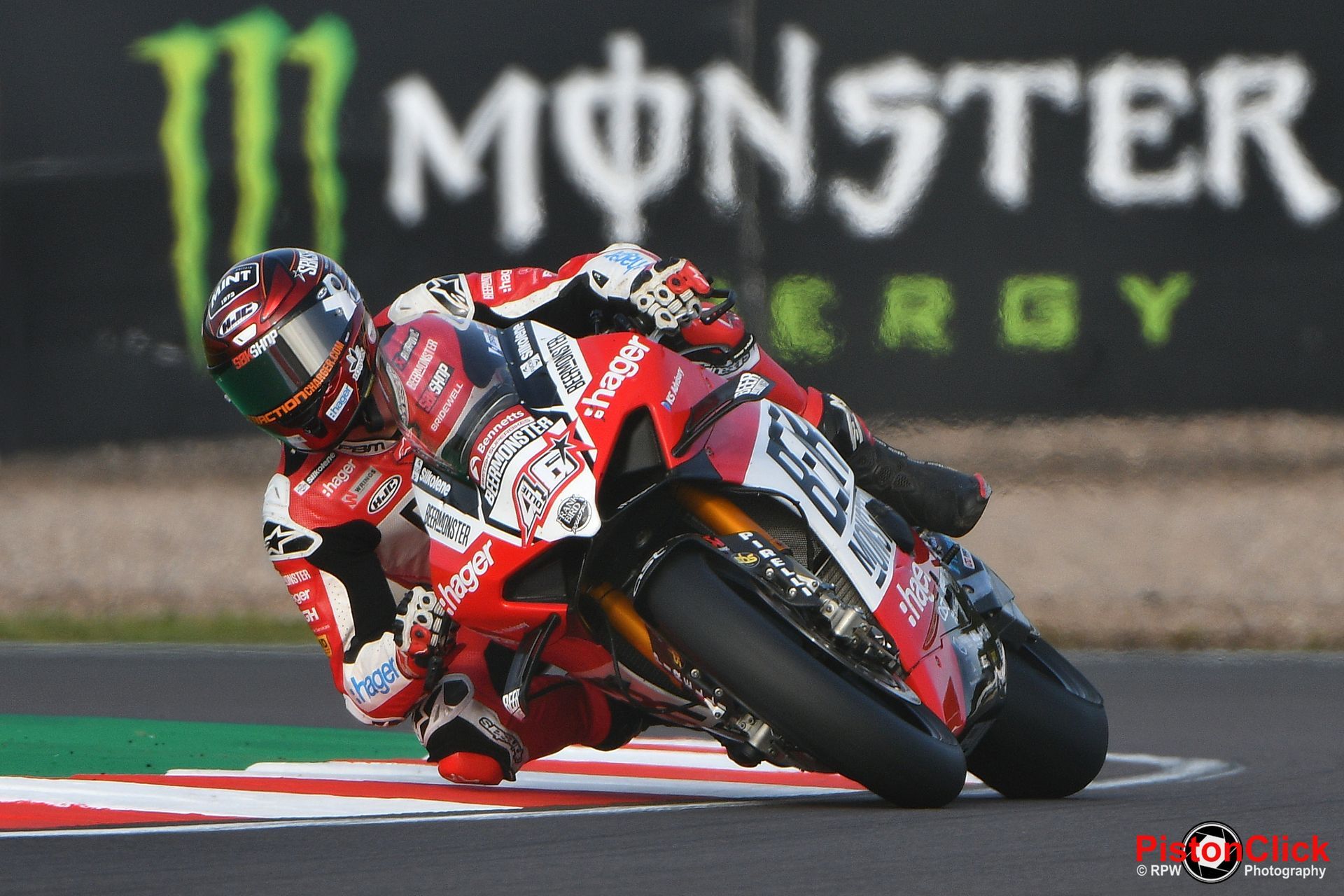 Tommy Bridewell racing at Donington Park