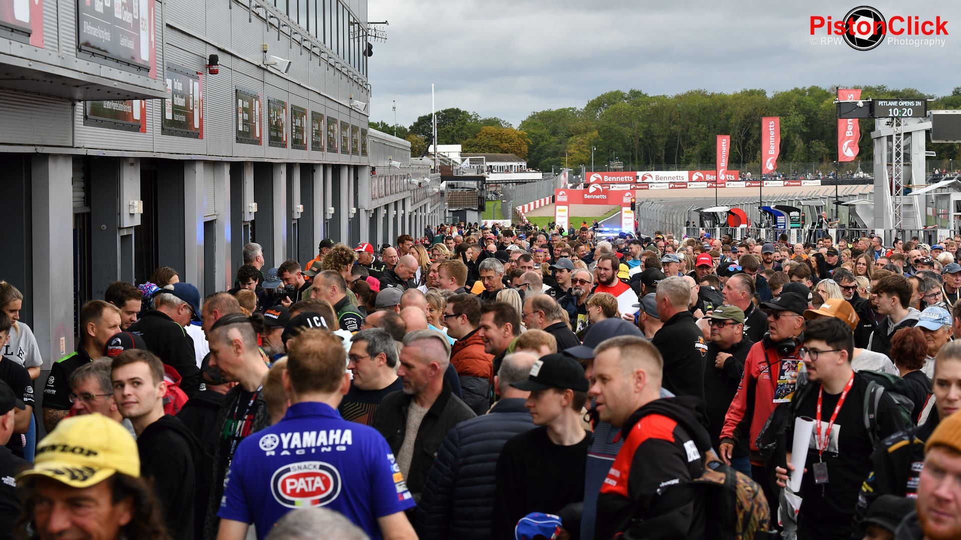 British Superbikes pit walk at donington park