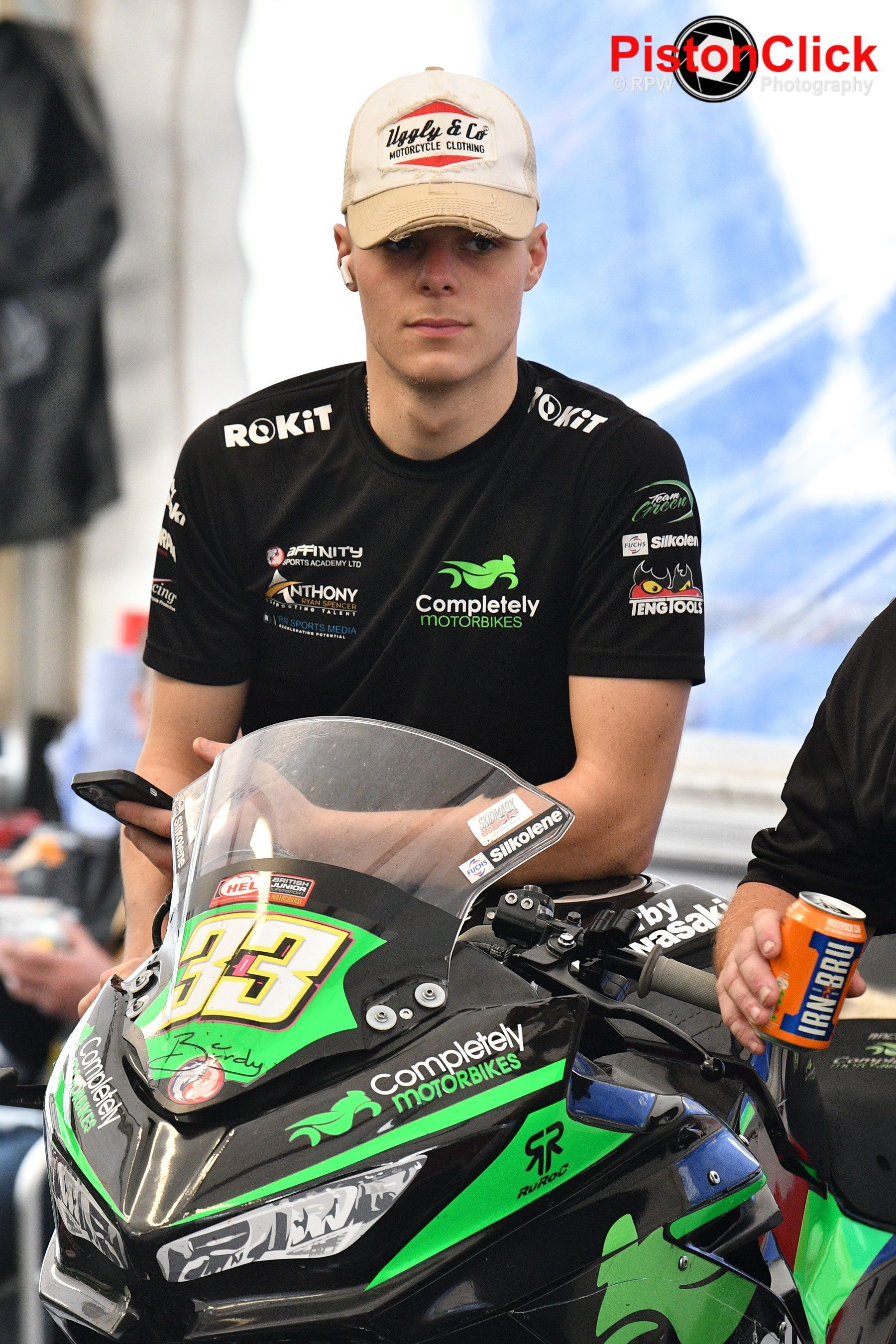 Completely Motorbikes Kawasaki Adam Brown #33