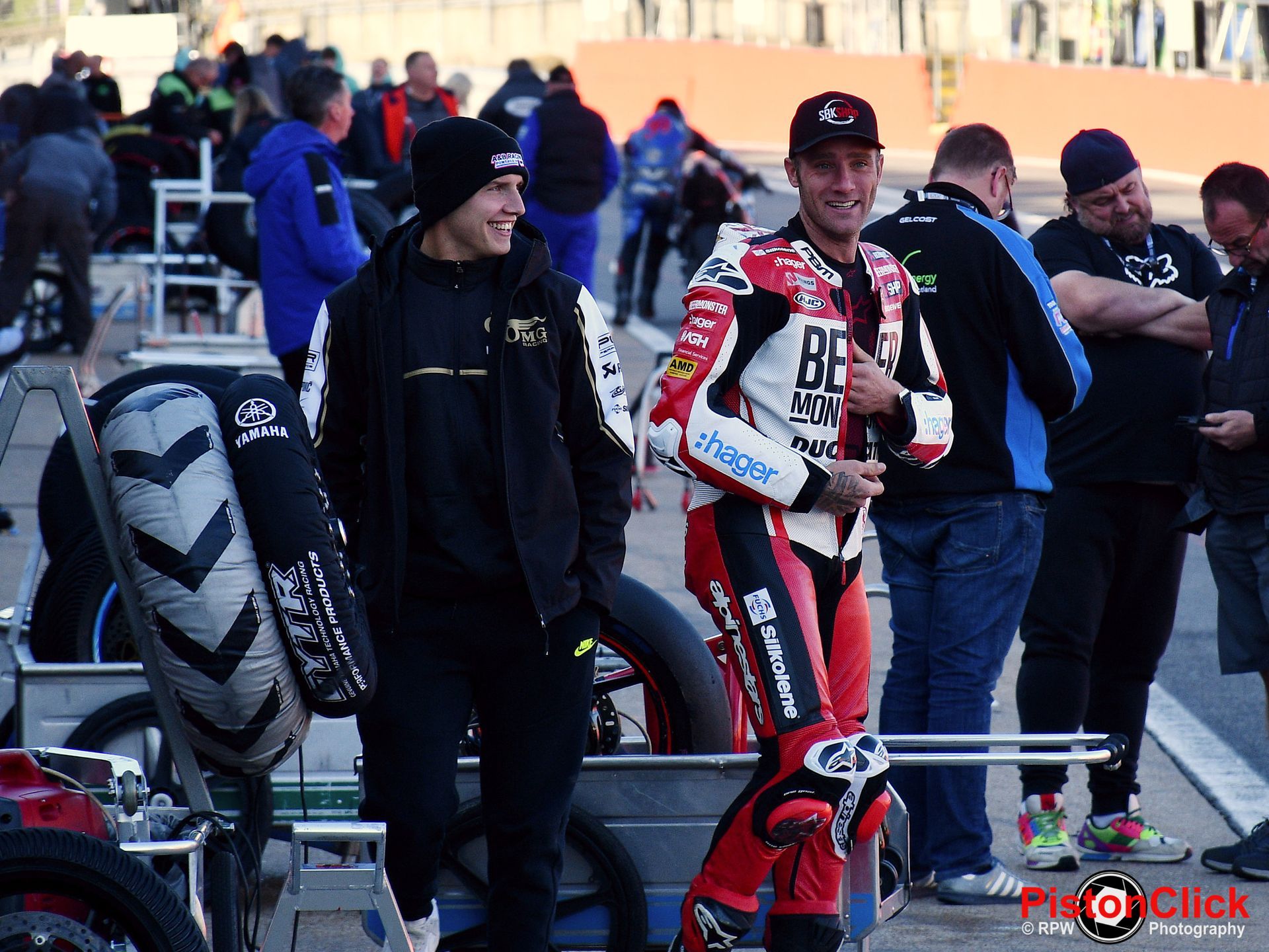 British Superbike Brands Hatch pits