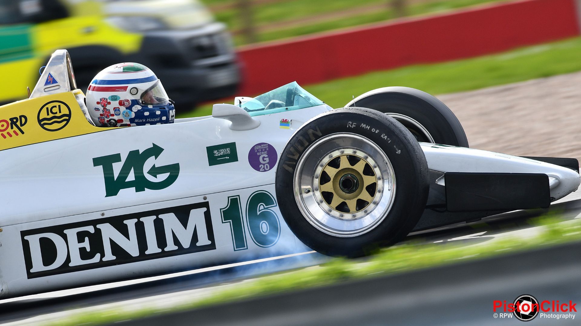 Classic F1 racing at the Masters Test Day donington park 2024