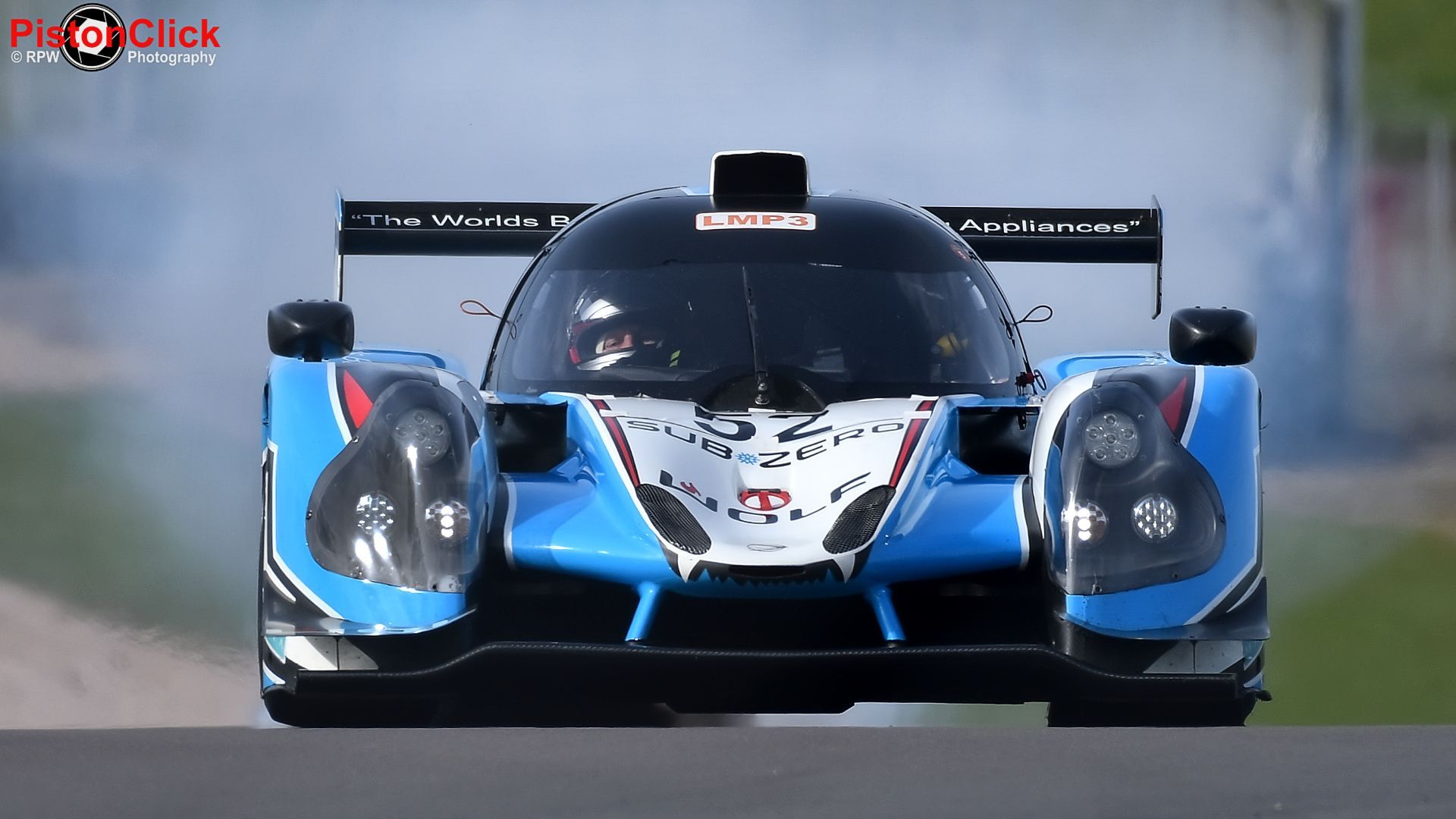 masters historic racing test day at Donington Park