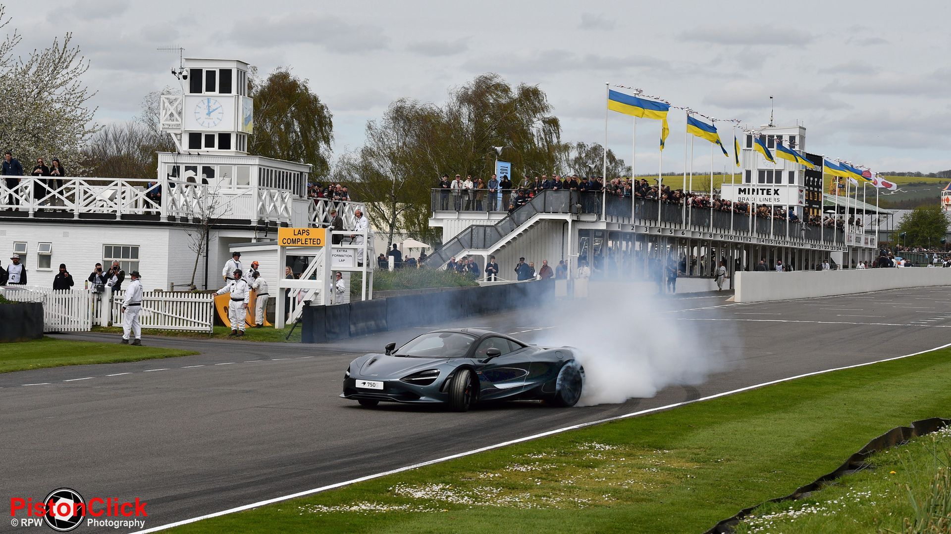 Taking photos at the Members Meeting Goodwood