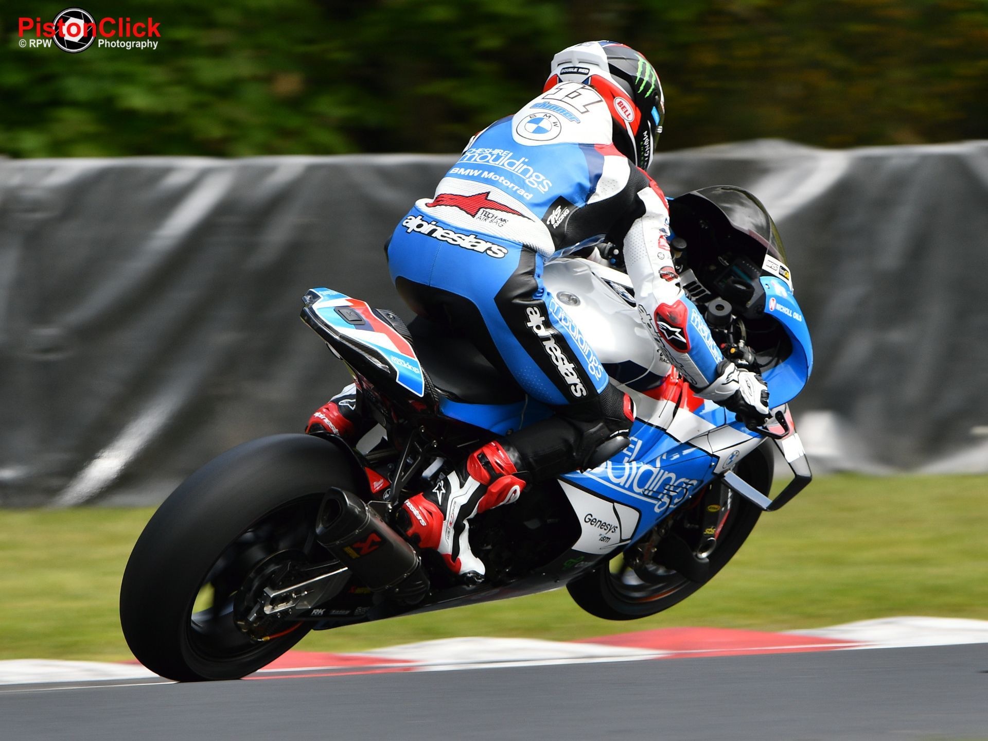 Rory Skinner racing the Cheshire Mouldings BMW Motorrad BMW M 1000 RR at Oulton Park