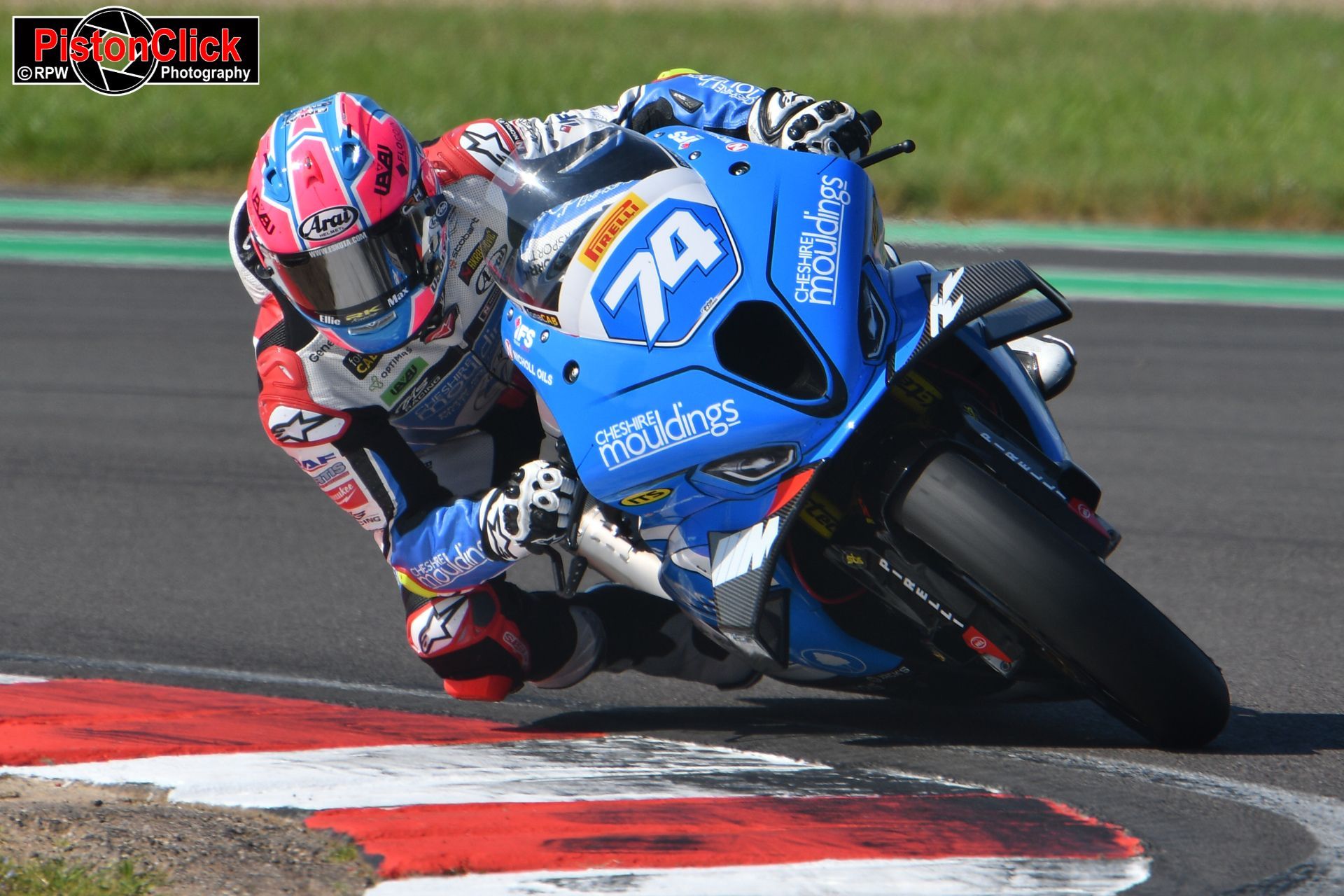 Davy Todd in the Superstock race at Donington Park