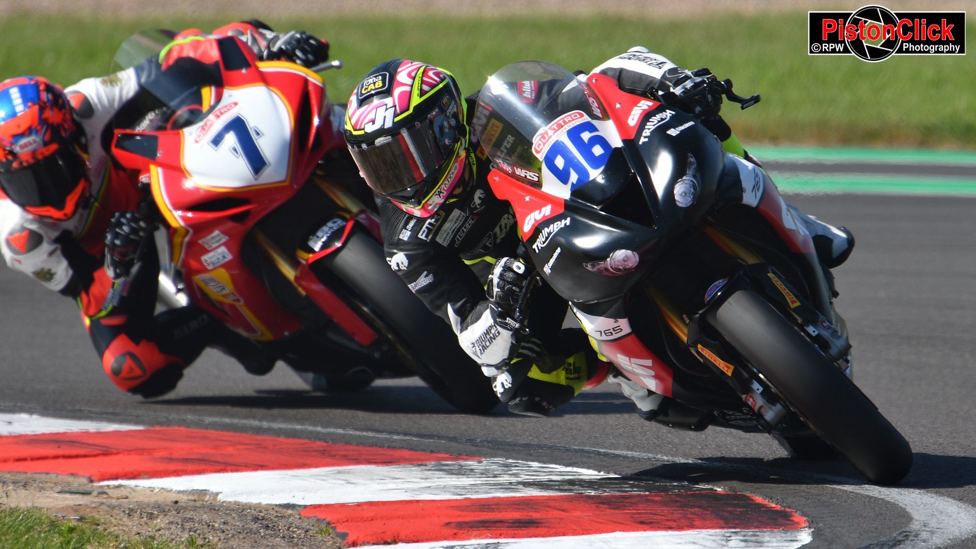Tom Booth-Amos racing in the British Super Sport Championship at Donington Park