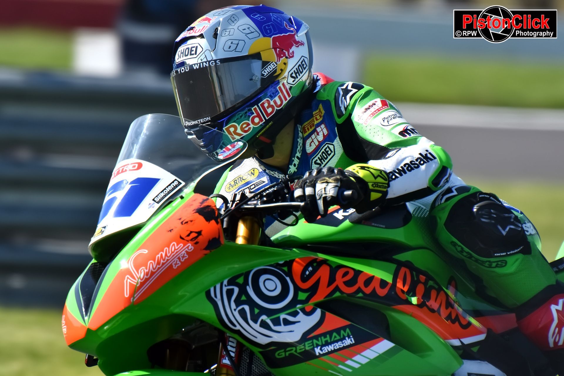 Can Öncü who rides in the World Super Sport Championships at Donington Park