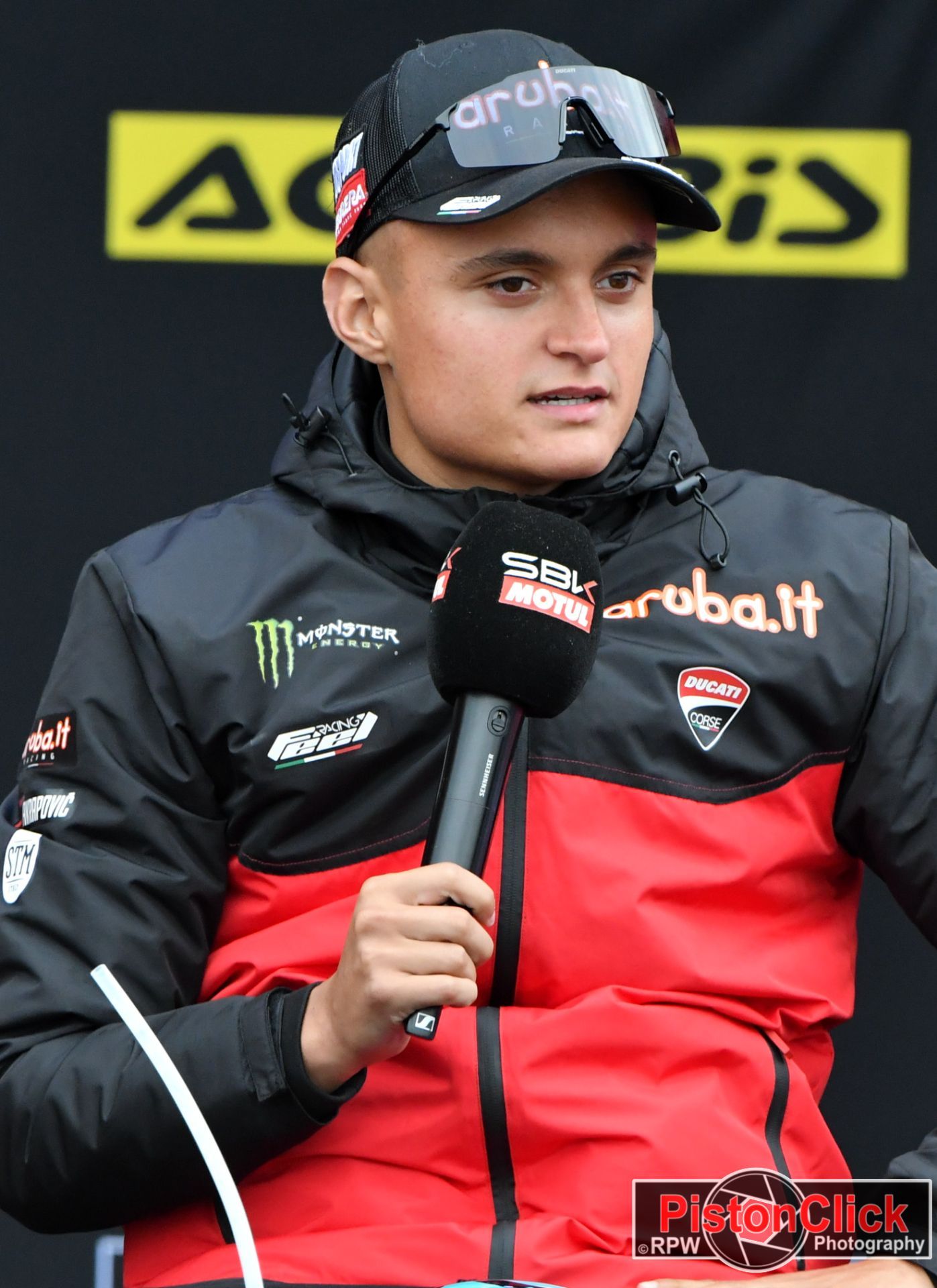 Adrian Huertas World Super sport rider at Donington Park 2024