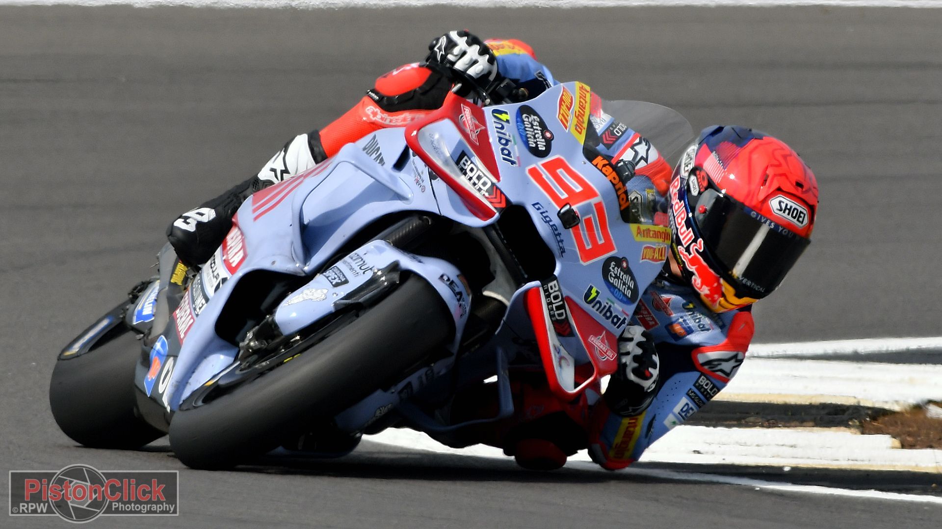 Marc Marquez at the British round of the MotoGP Silverstone