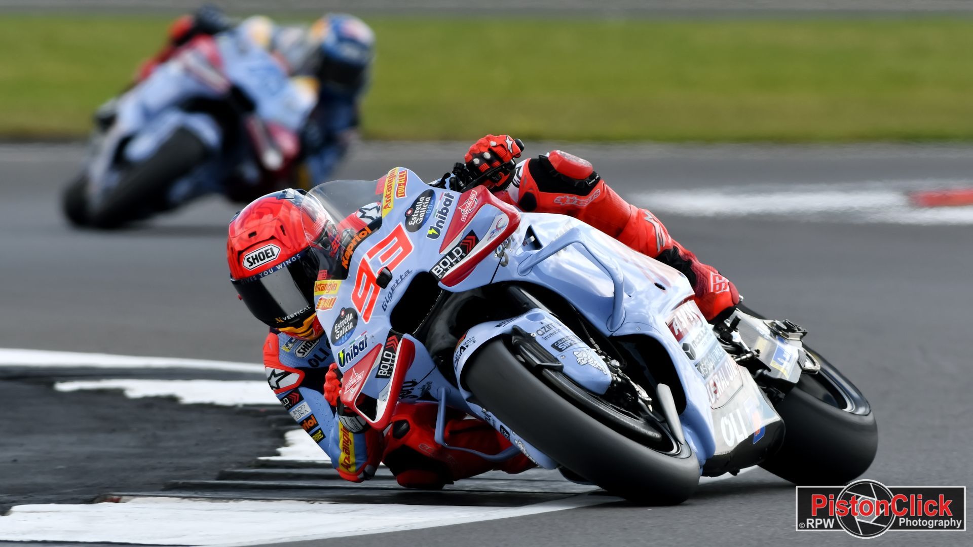 Marc Marquez at the British round of the MotoGP Silverstone