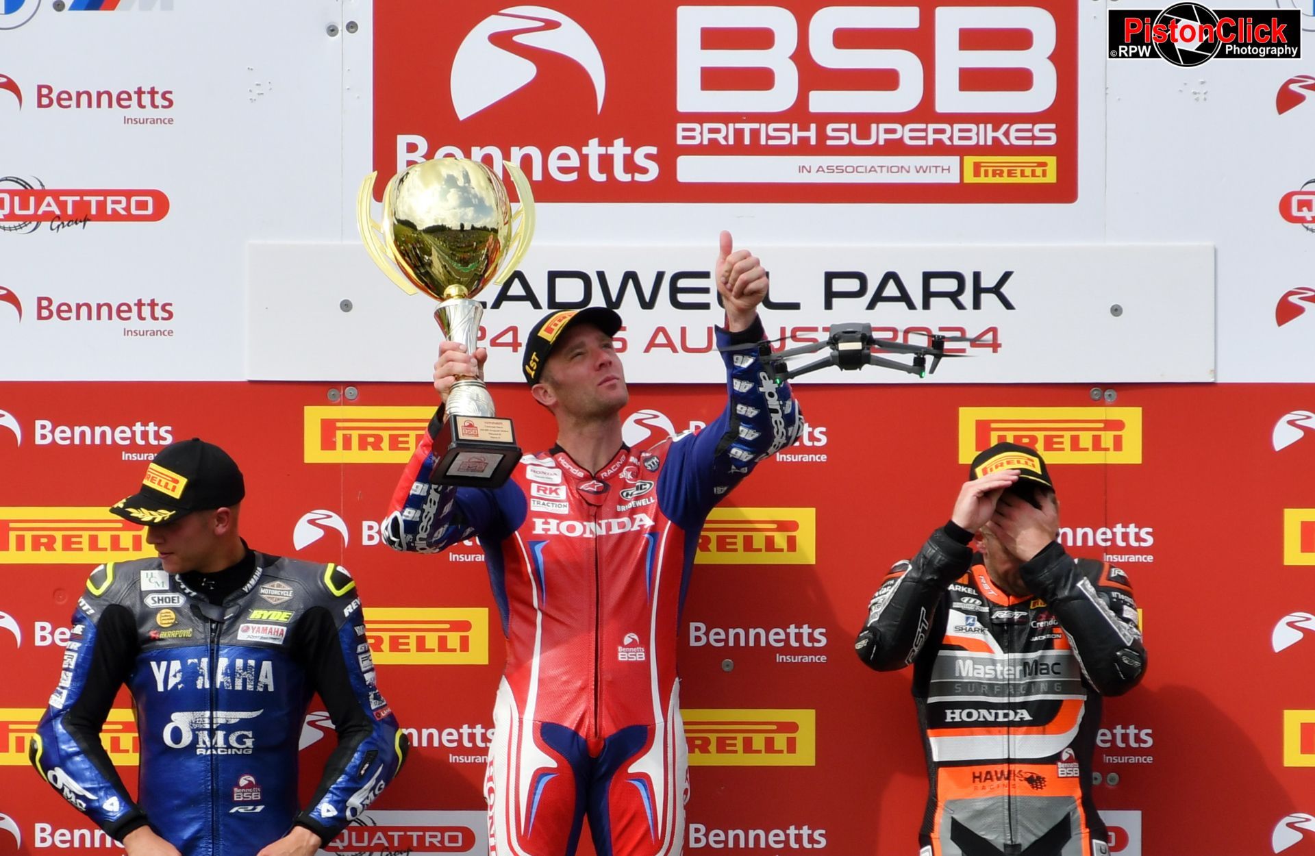 Tommy Bridewell wins race three at Cadwell Park BSB round 8