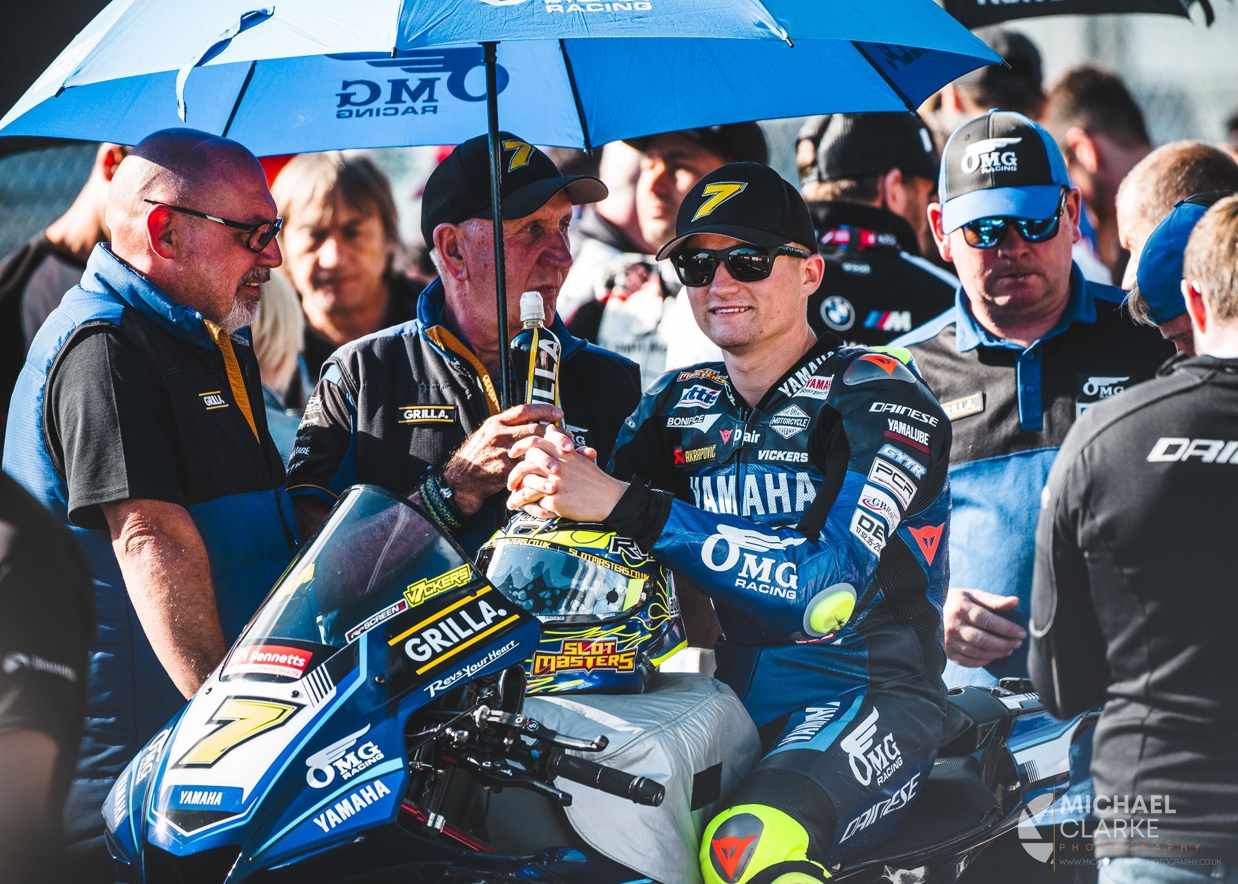 Ryan Vickers BSB motorcycle racer at Oulton Park